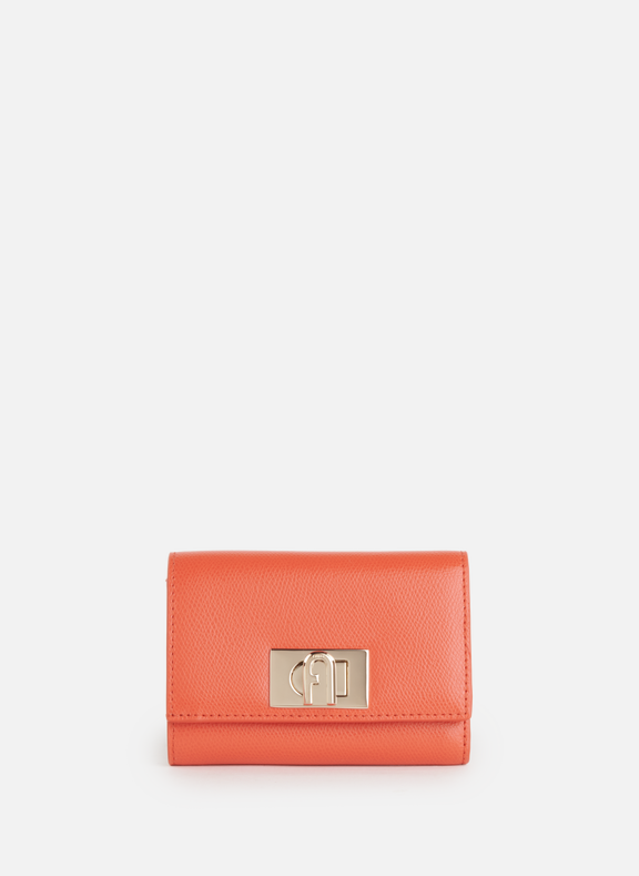 FURLA Leather wallet Orange
