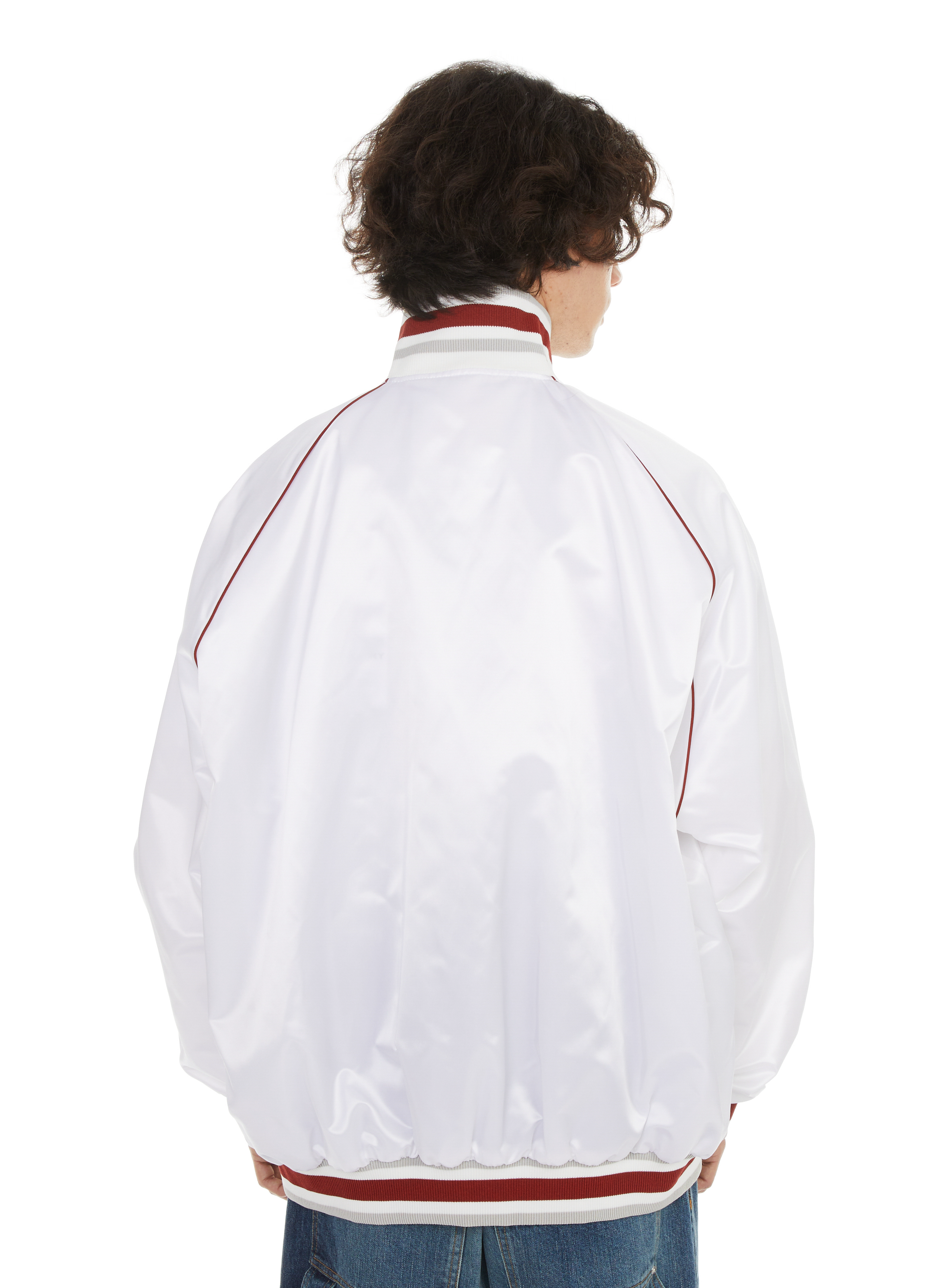 Bomber satiné oversize GIVENCHY Blanc