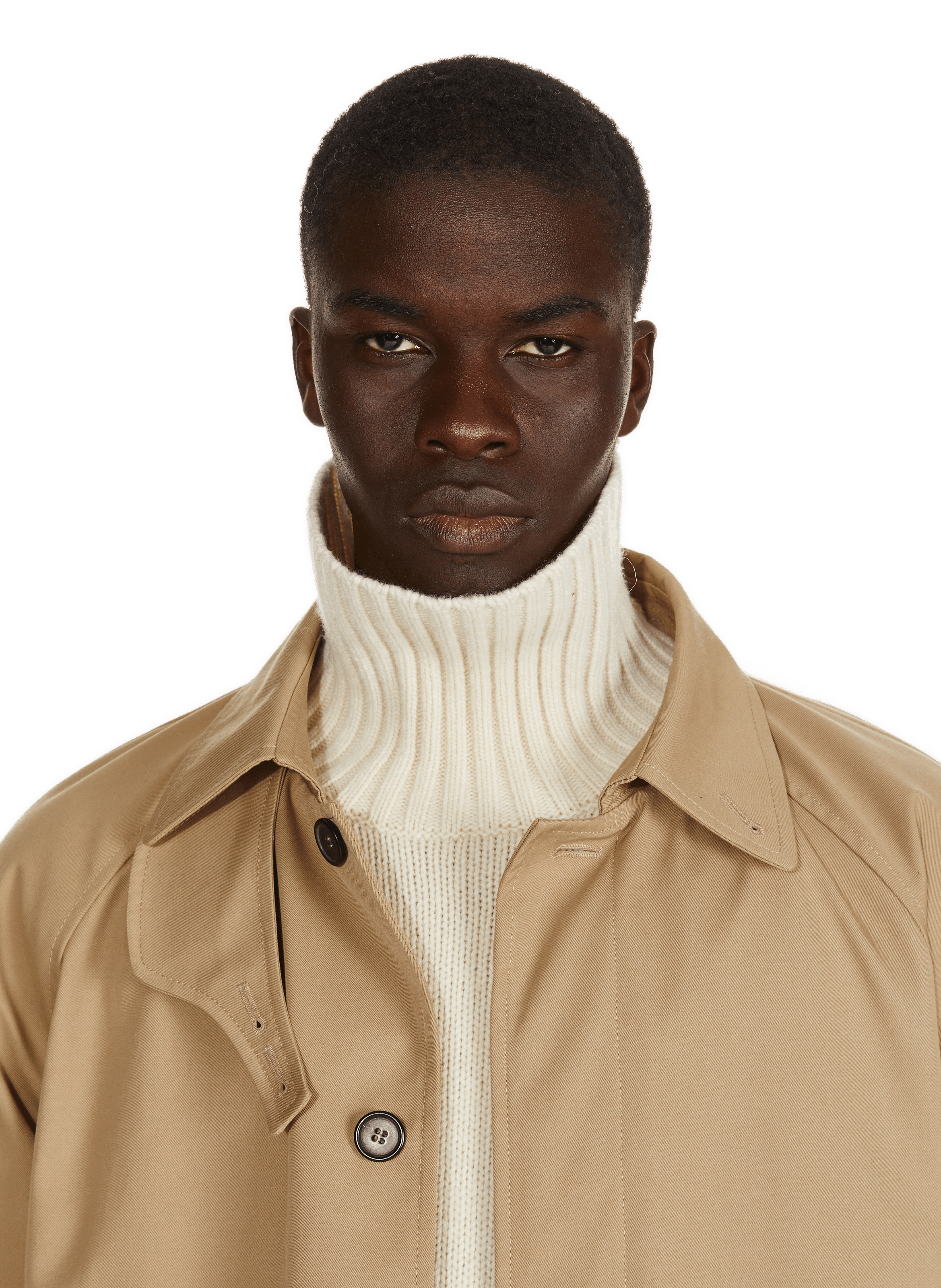 Trench Abym en coton mélangé SAISON 1865 Beige