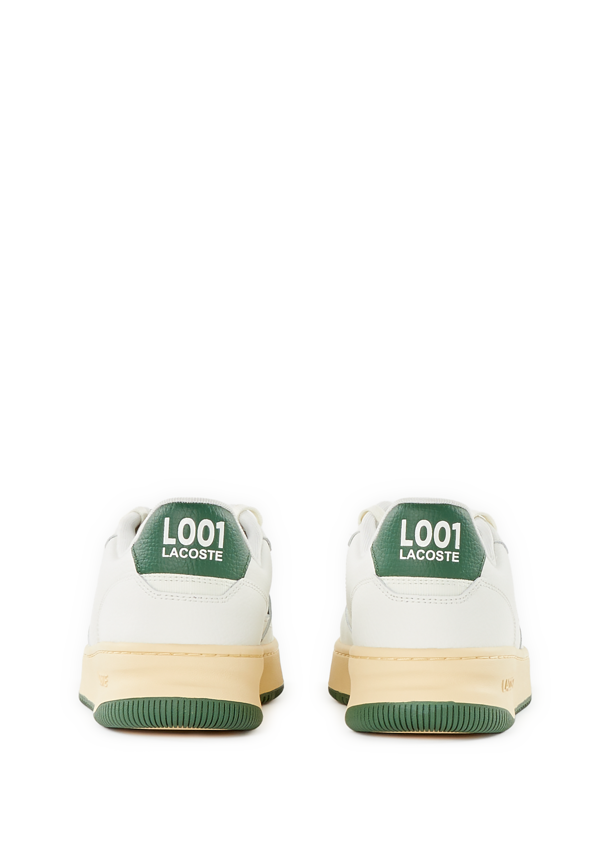 Baskets L001 en cuir  LACOSTE Beige