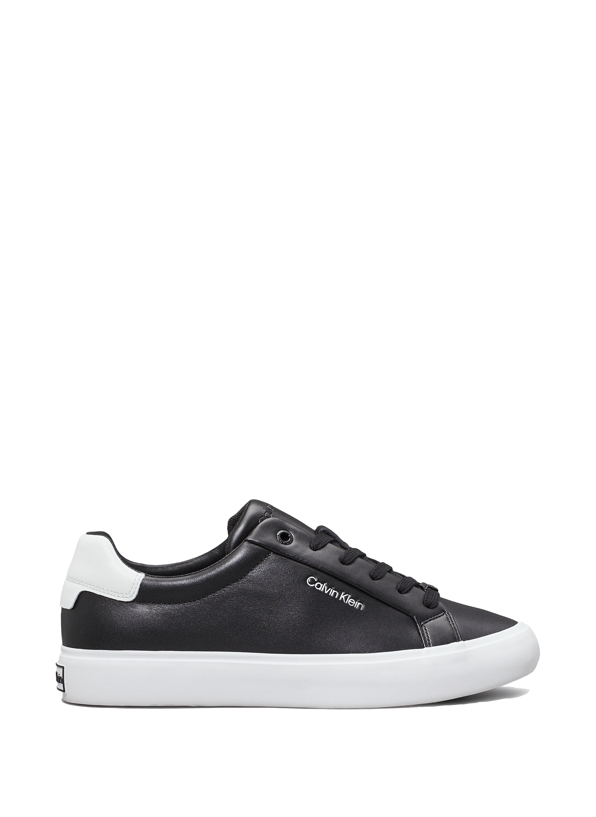 CALVIN KLEIN Baskets en cuir  Noir