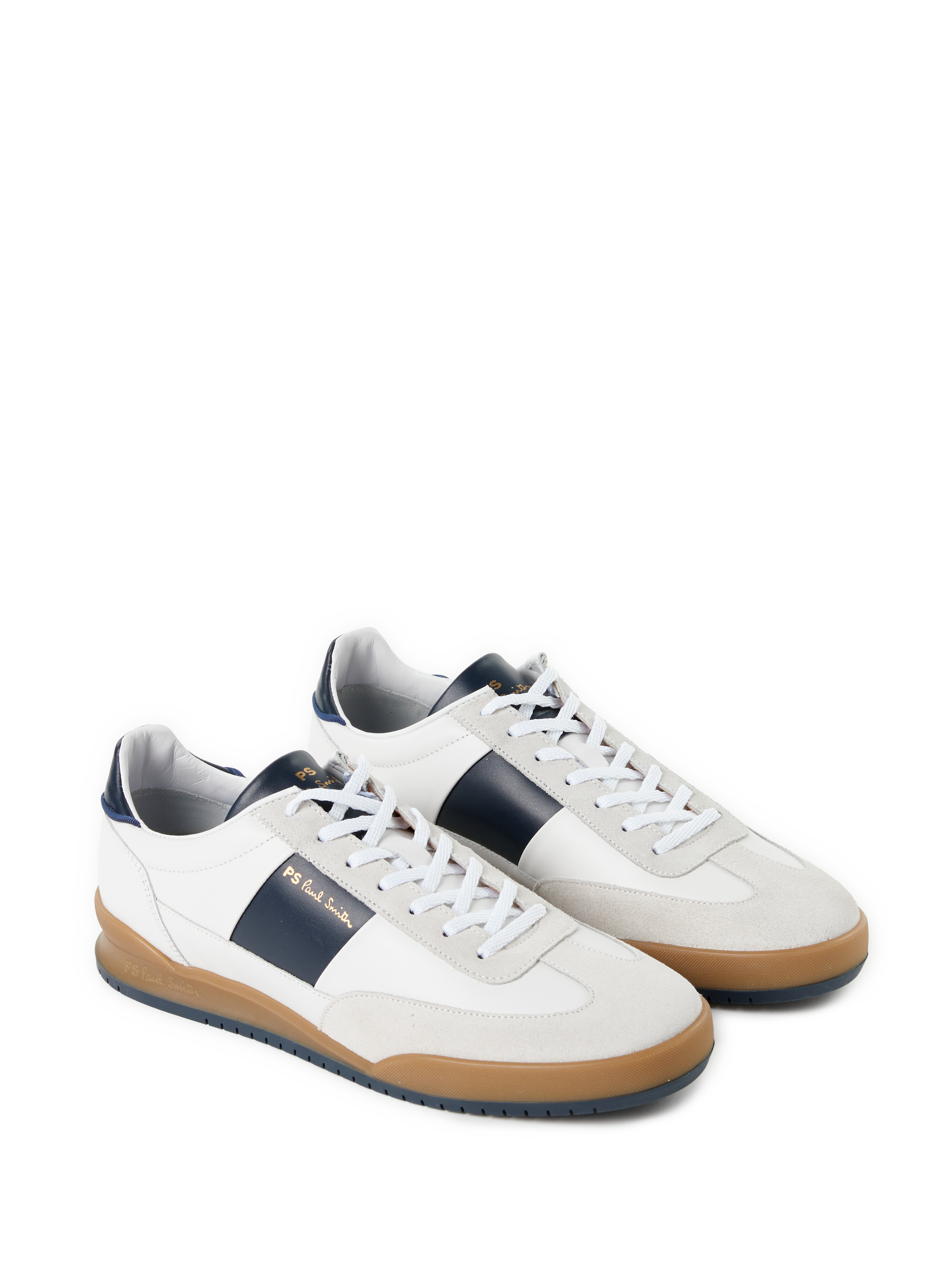 Baskets basses en cuir PAUL SMITH Blanc