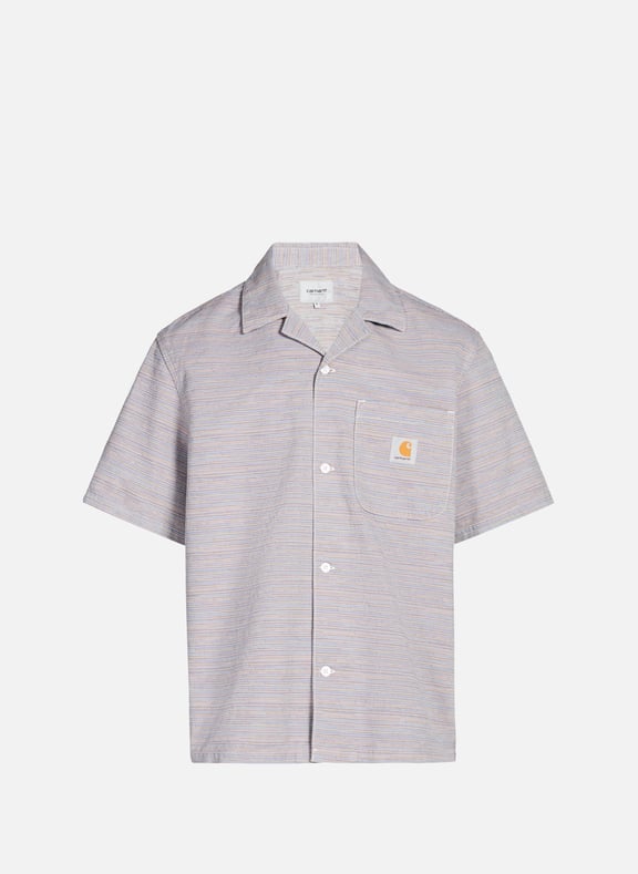 Striped cotton shirt S/S Gellar Multicolour by CARHARTT WIP CARHARTT WIP Striped cotton shirt S/S Gellar Multicolour