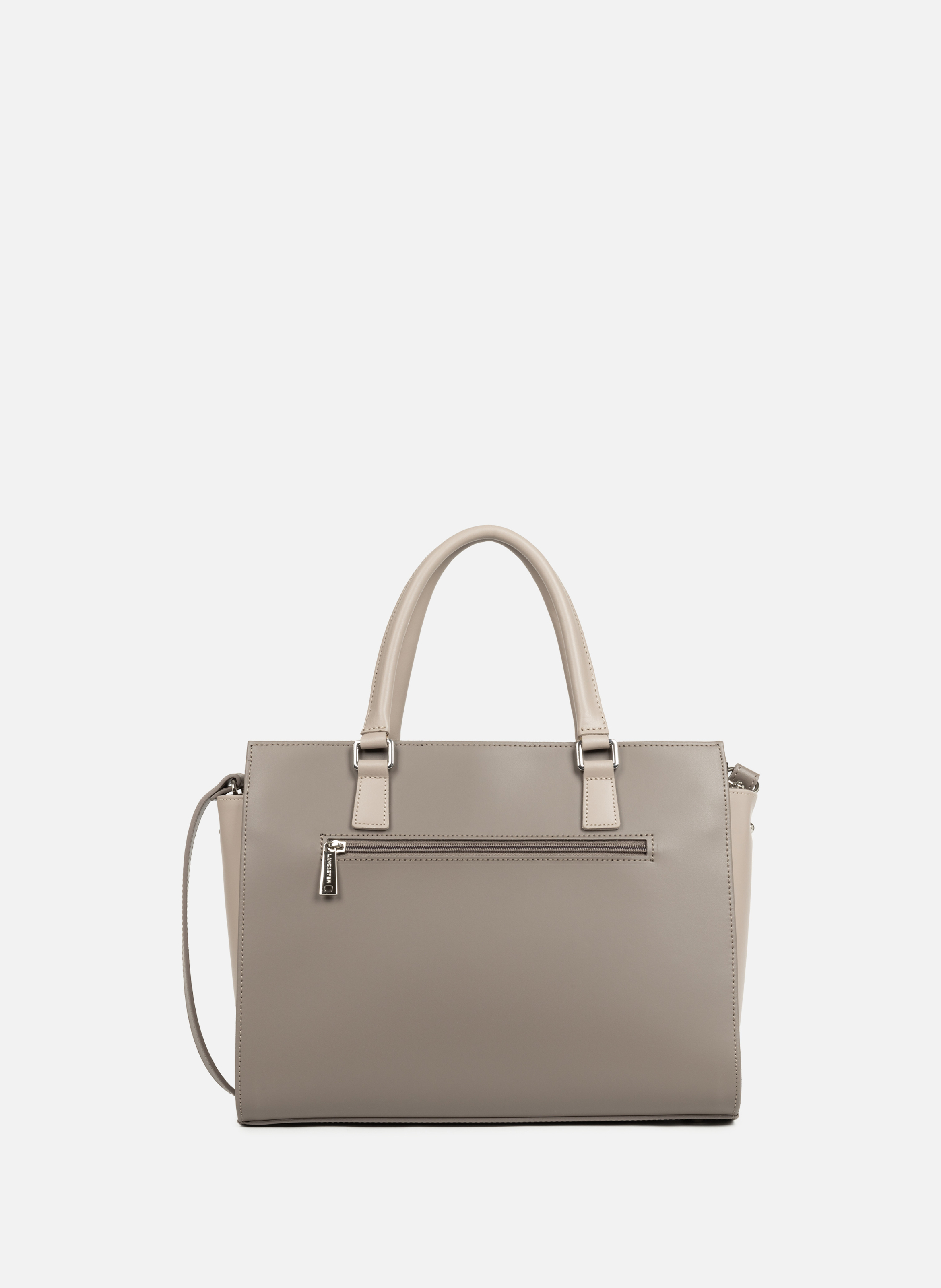 Large tote bag - Smooth LANCASTER Brown