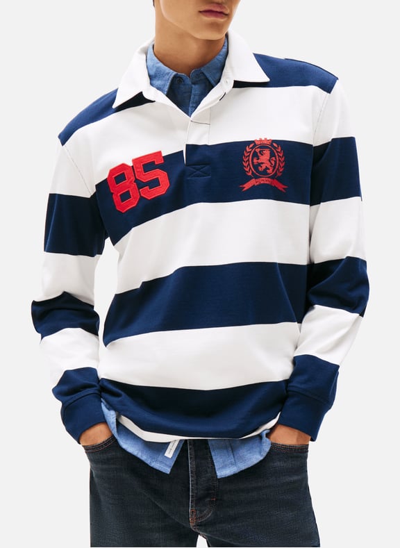 Long sleeve polo shirt Multicolour by TOMMY HILFIGER TOMMY HILFIGER Long sleeve polo shirt Multicolour