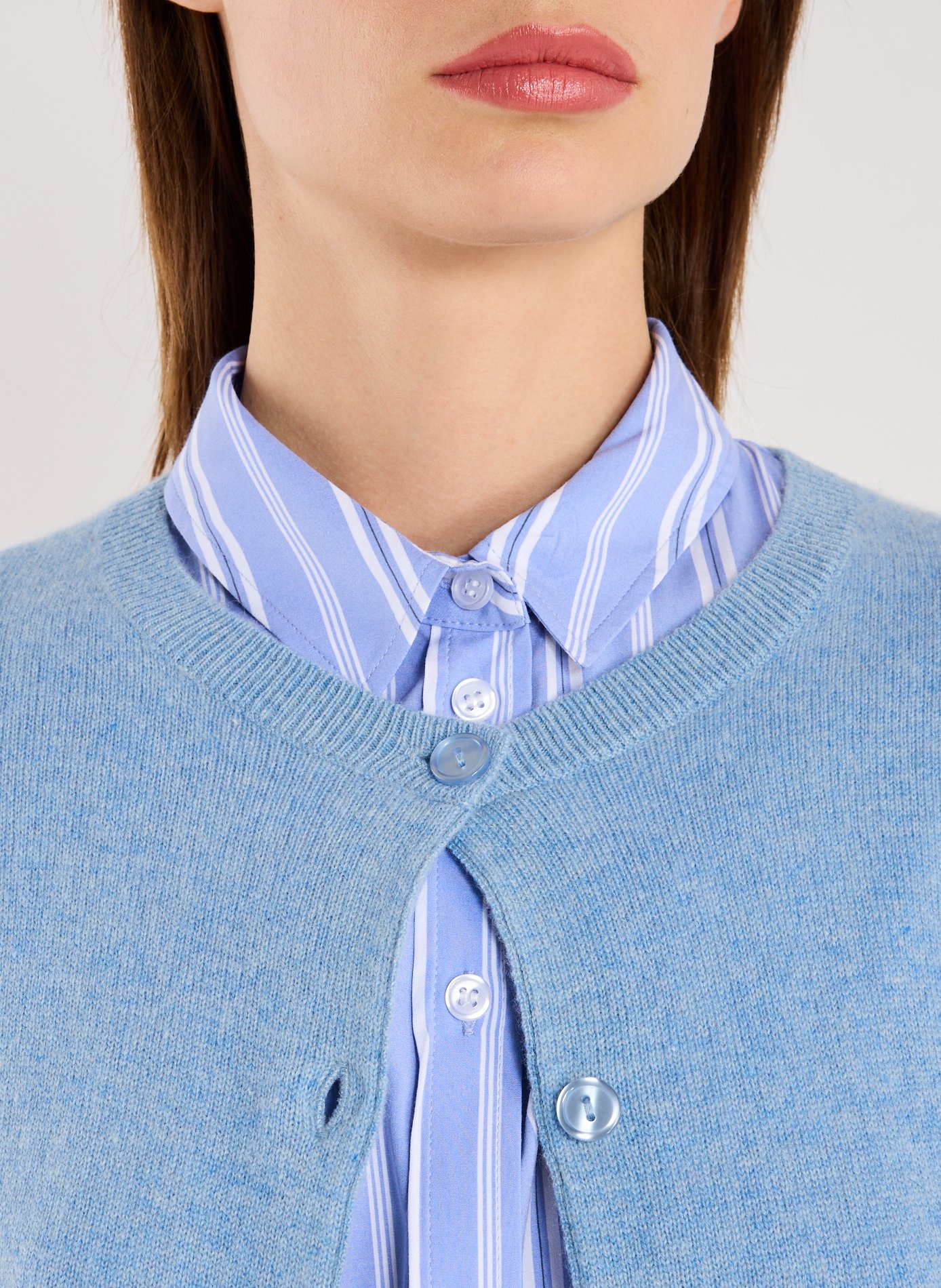 Cardigan en cachemire Saboston SAMSOE SAMSOE Bleu