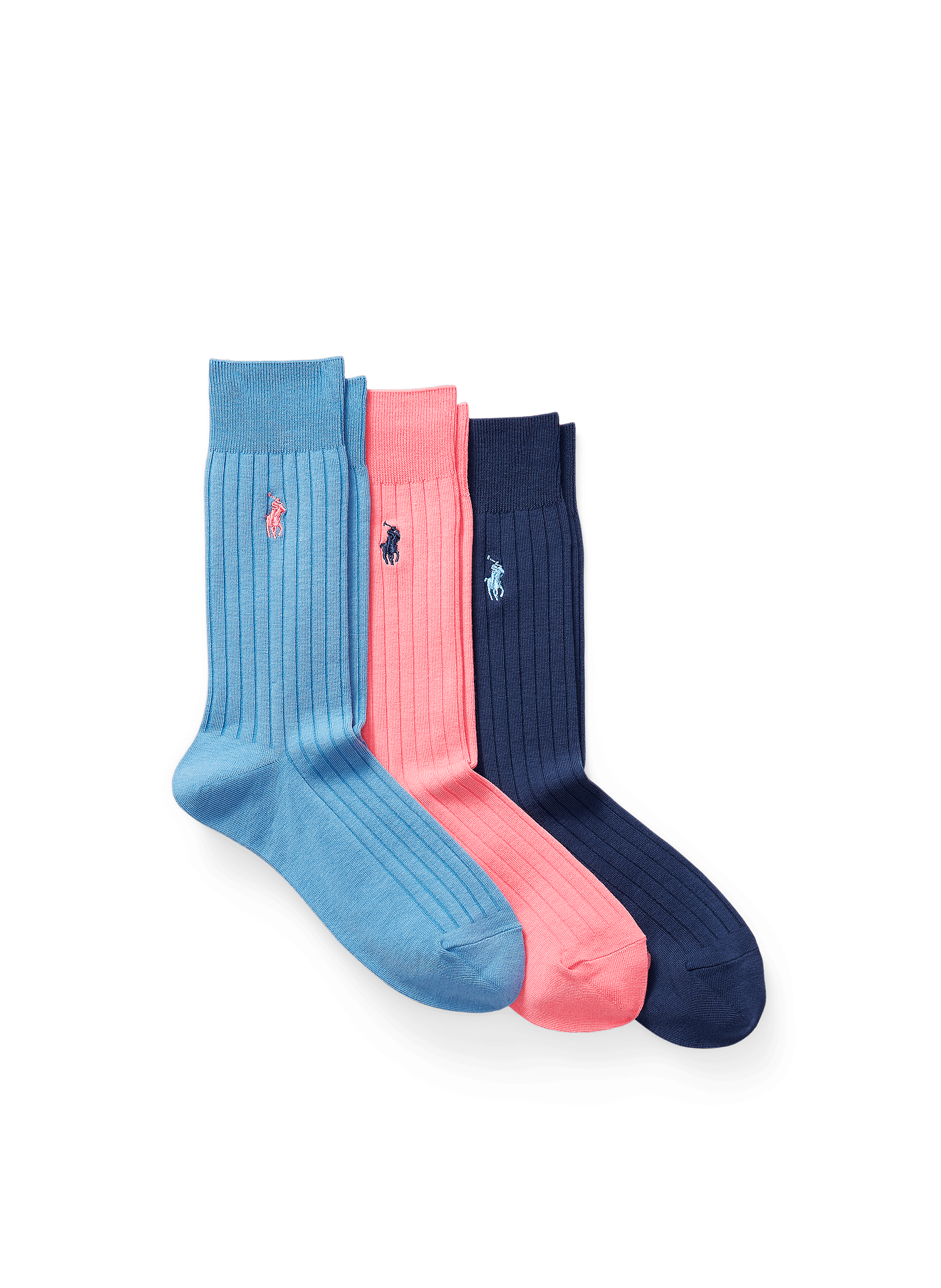 POLO RALPH LAUREN Set of three pairs of cotton socks Multicolour