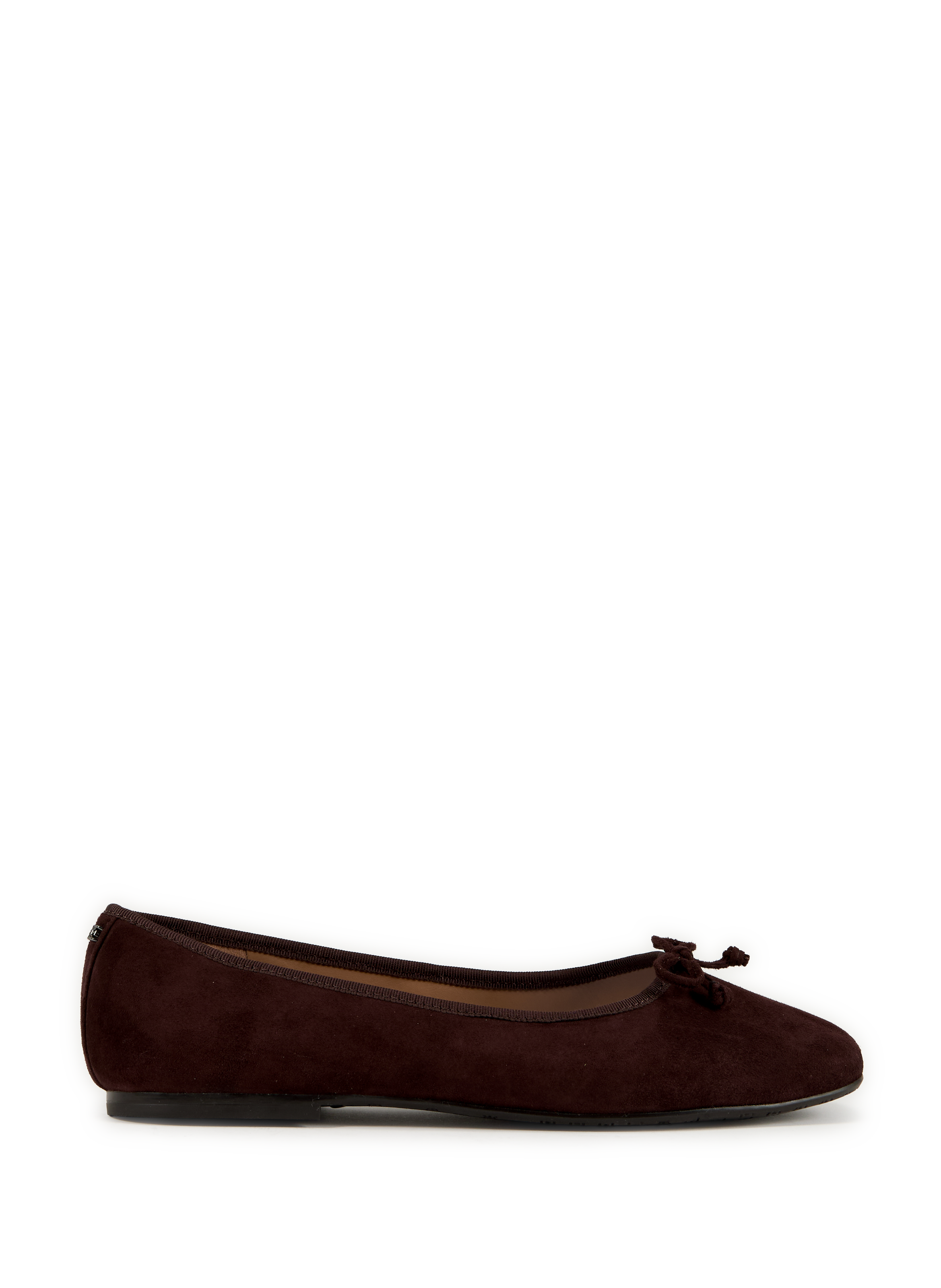 SAM EDELMAN Leather bow ballet flats Brown