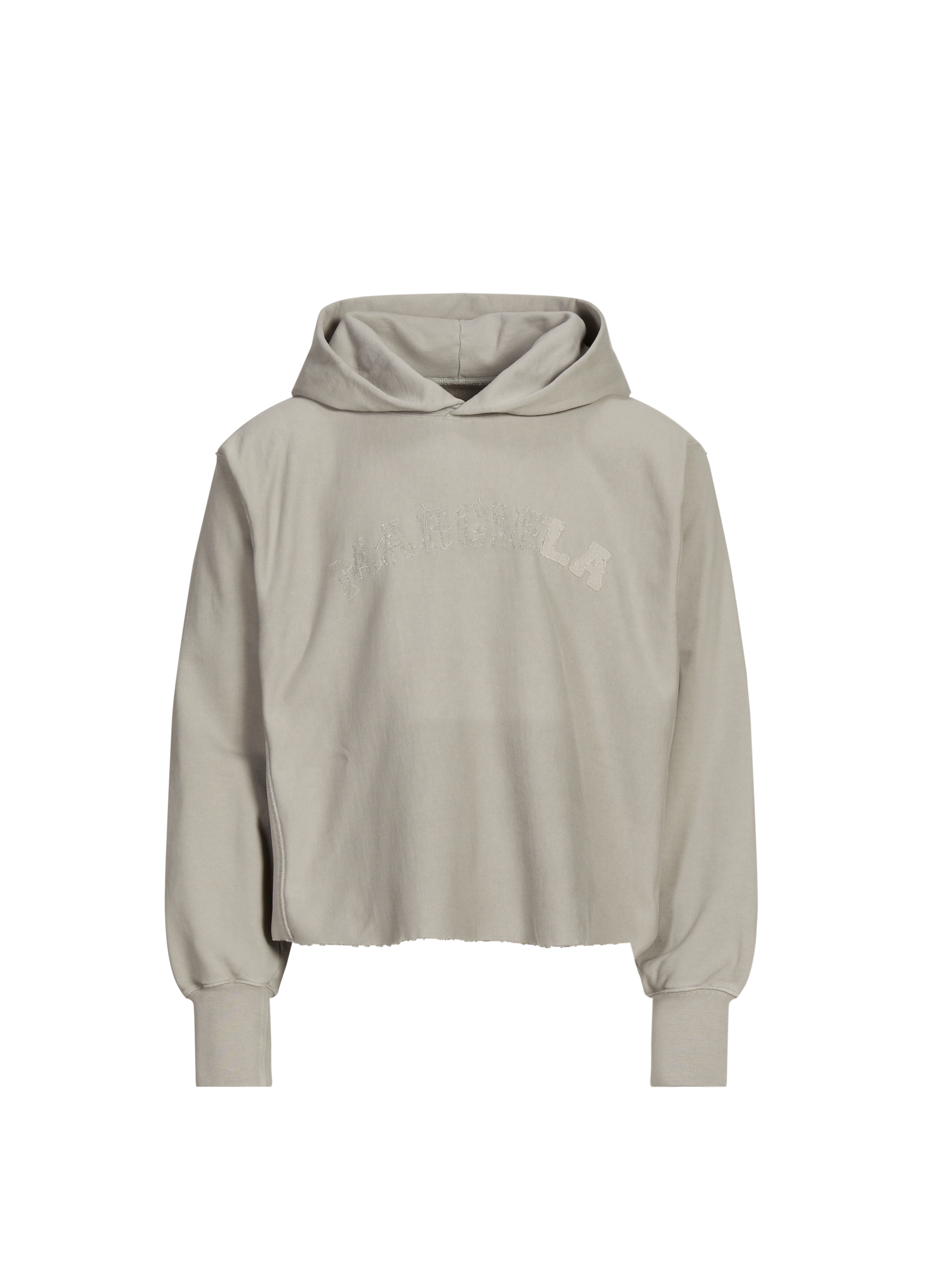 MAISON MARGIELA Cotton Hooded Sweatshirt Grey