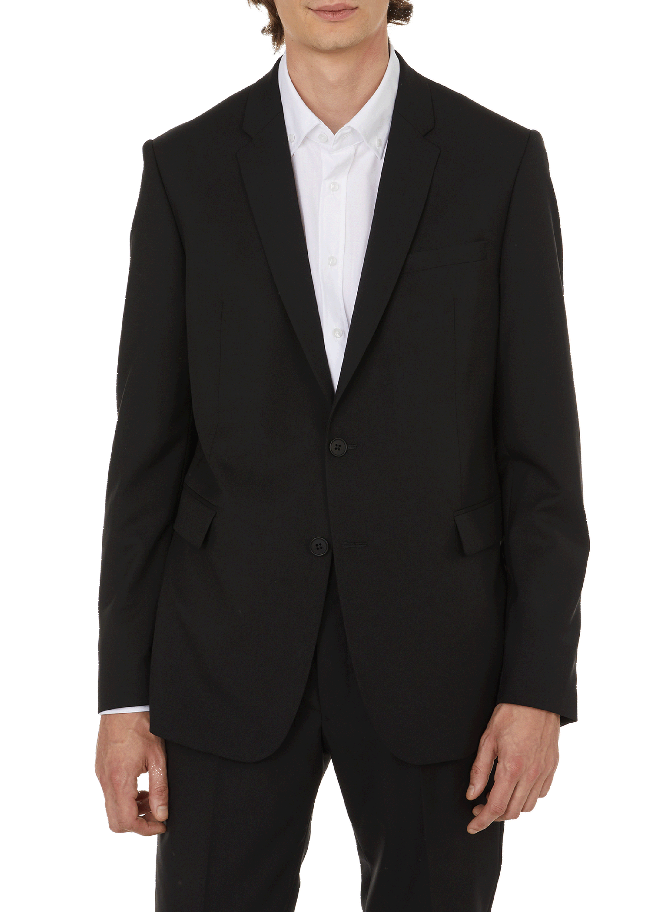 SAISON 1865 Veste blazer Caph en laine Noir