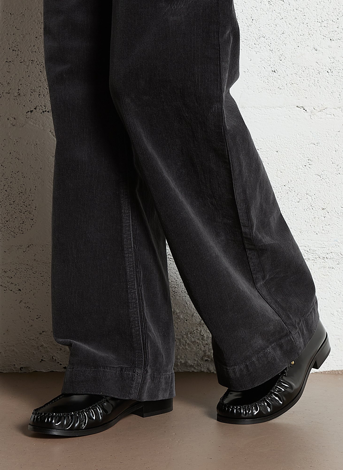 Mocassins en cuir n°182 RIVECOUR Noir