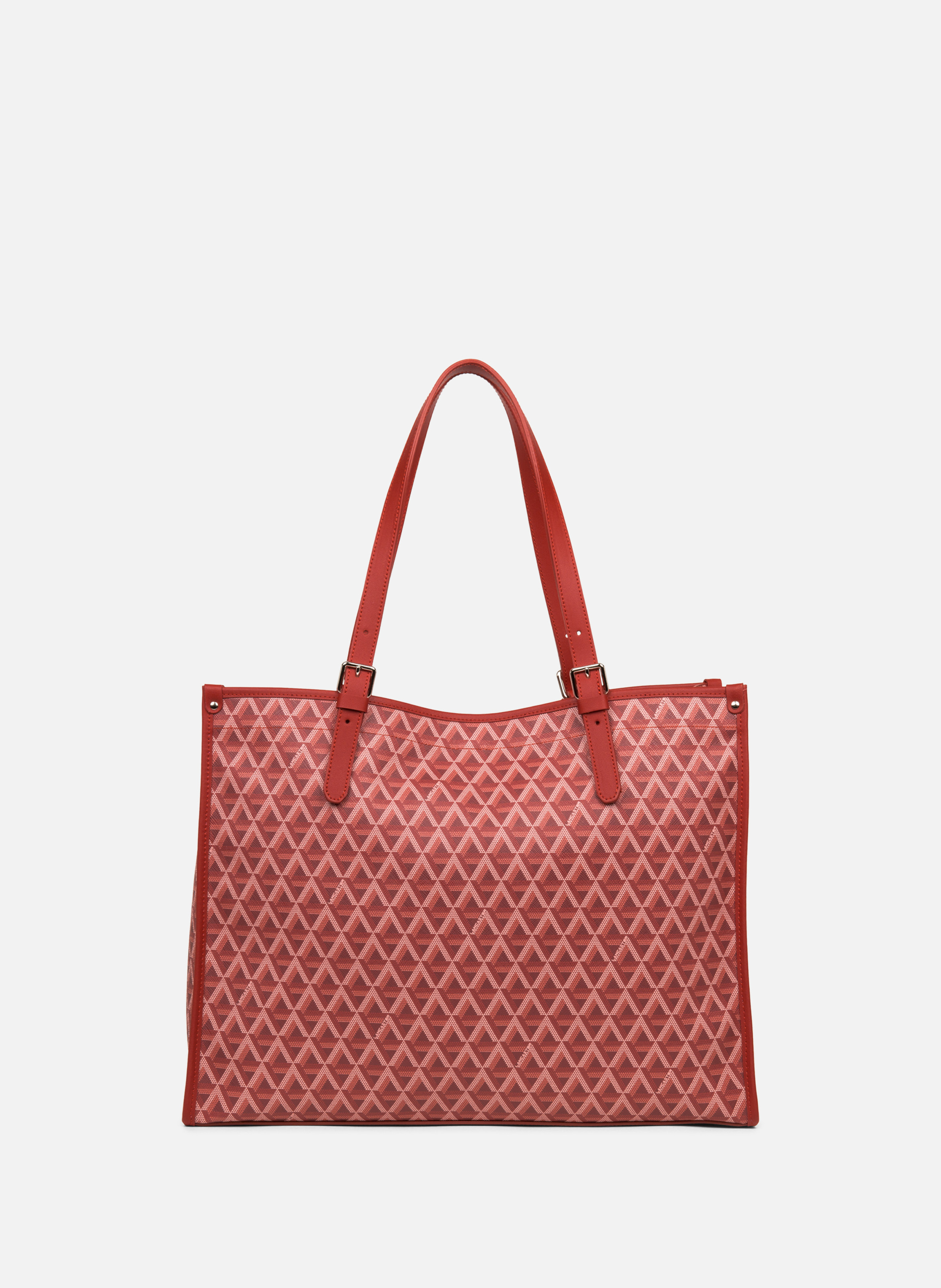 LANCASTER Grand sac cabas épaule - ikon Rouge