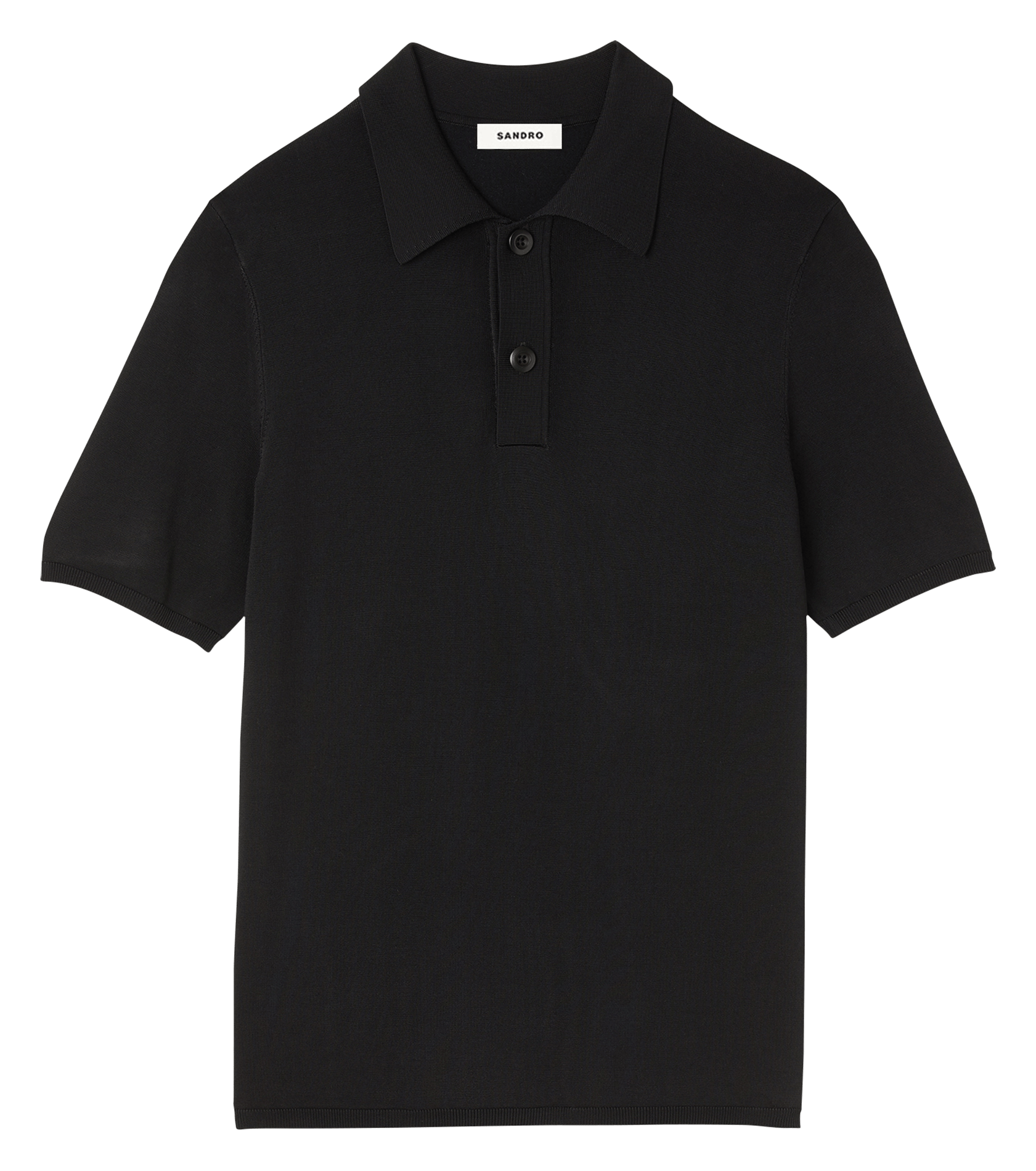 Polo regular fit SANDRO Noir