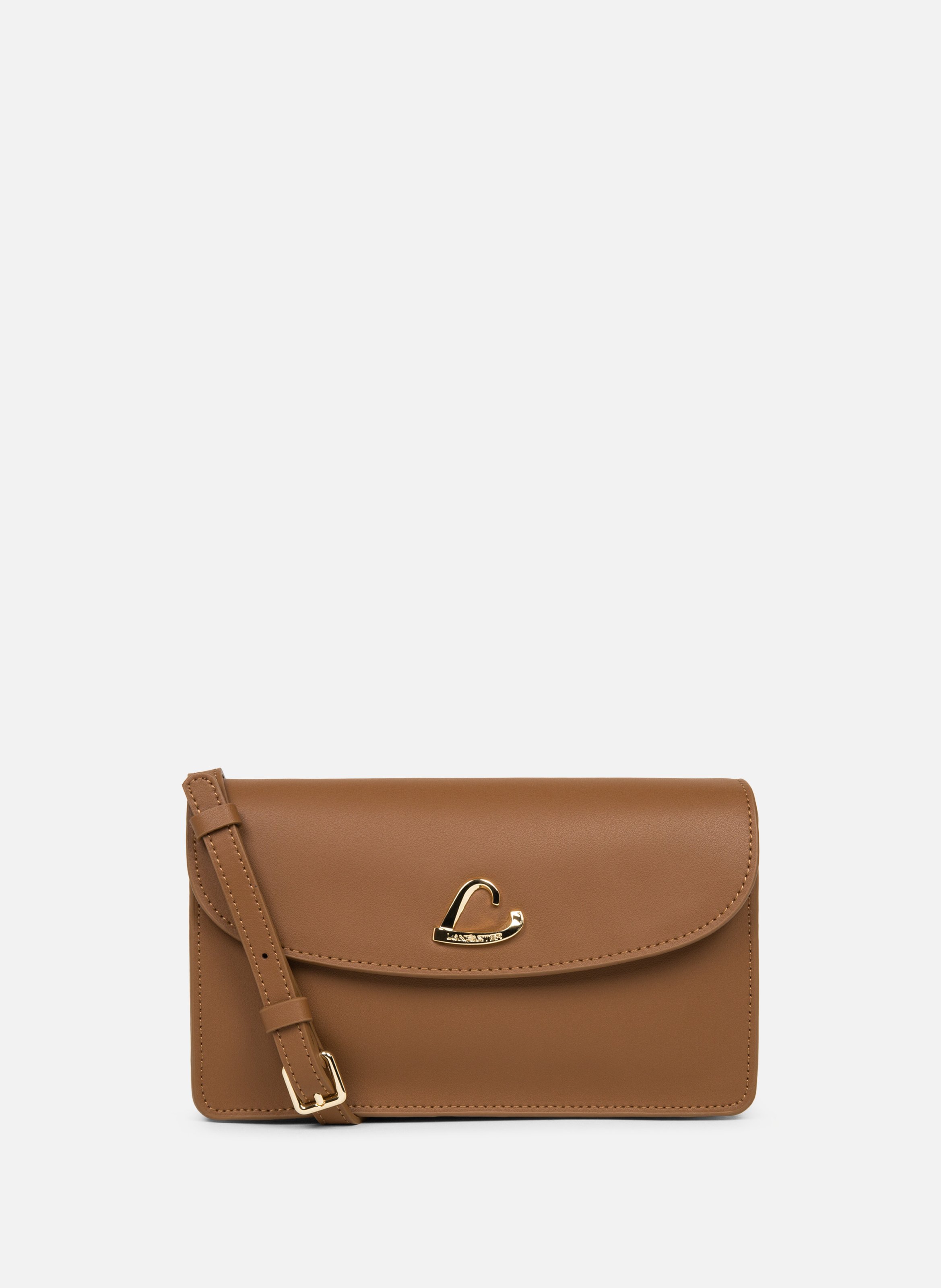 LANCASTER Small clutch - City Philos Brown