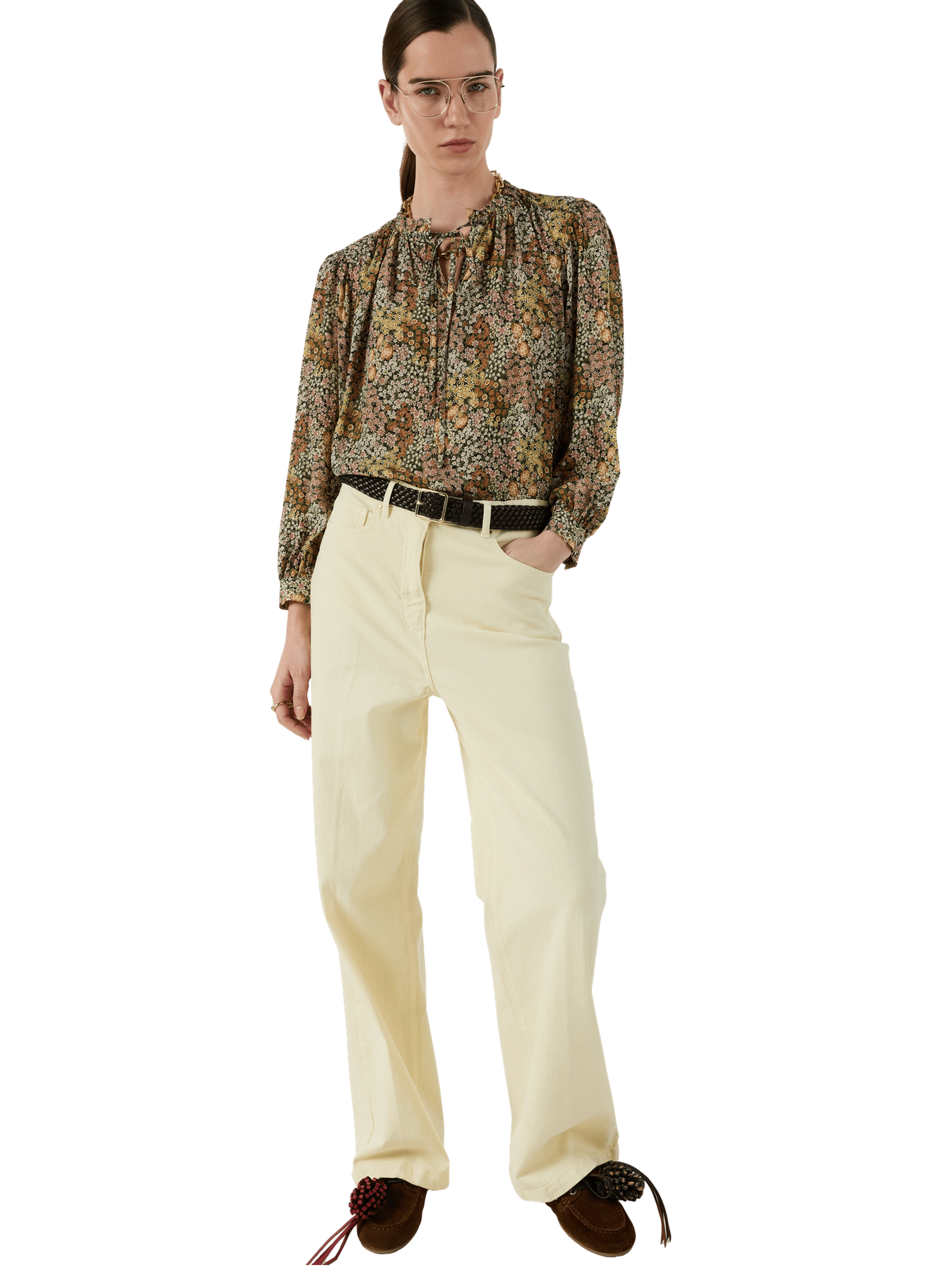 Blouse fluide fleurie - carinne GERARD DAREL Rose