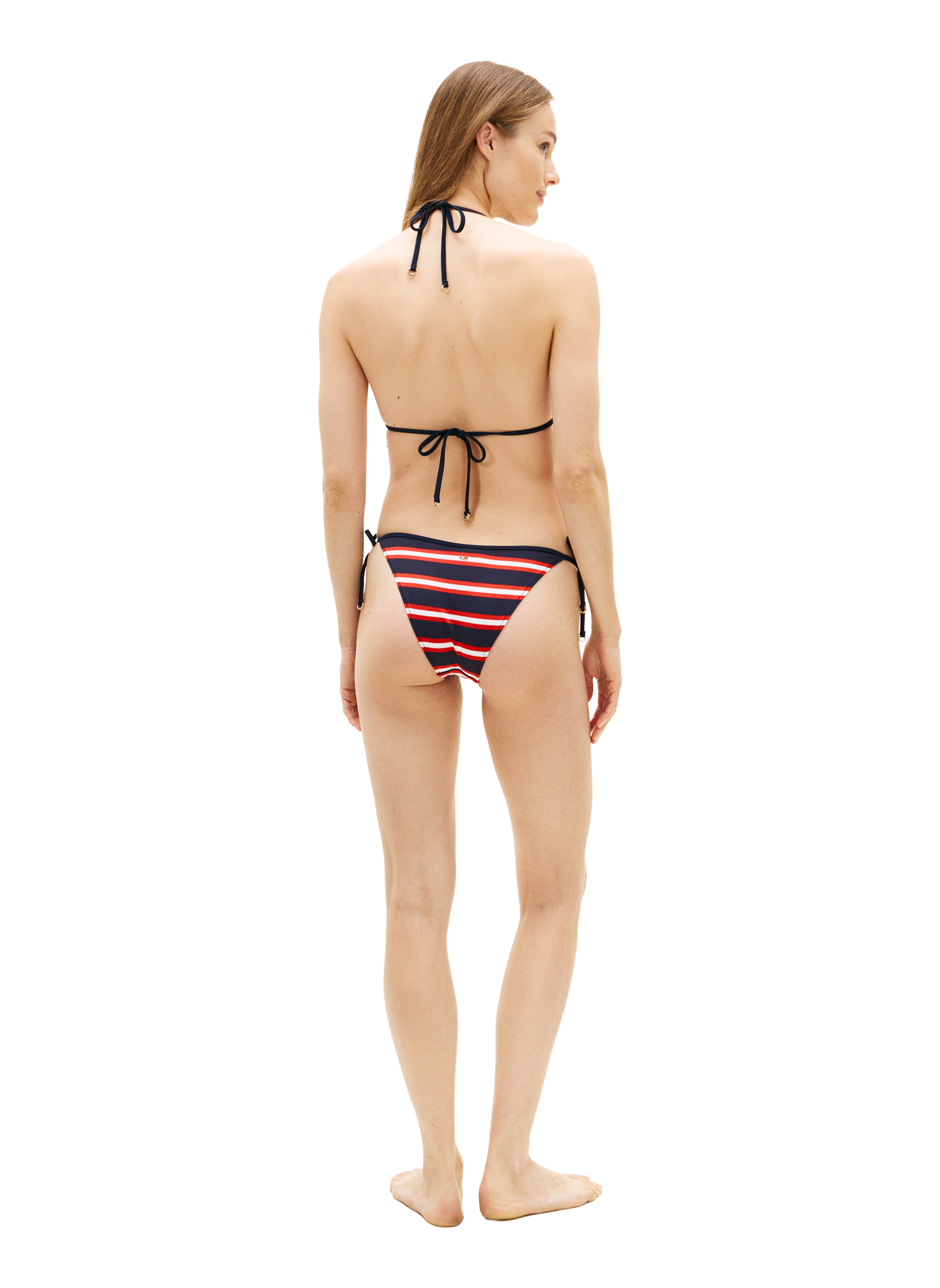 Striped bikini top TOMMY HILFIGER Blue