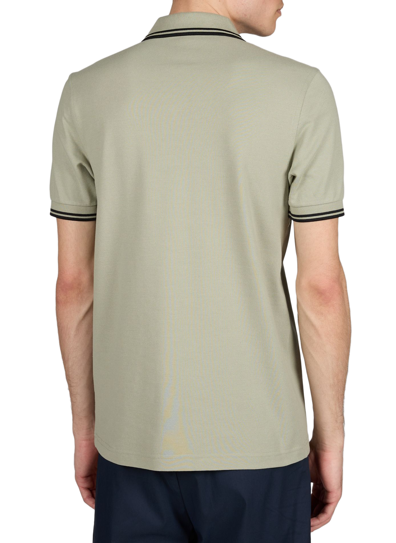 Polo a maniche corte in cotone FRED PERRY Verde