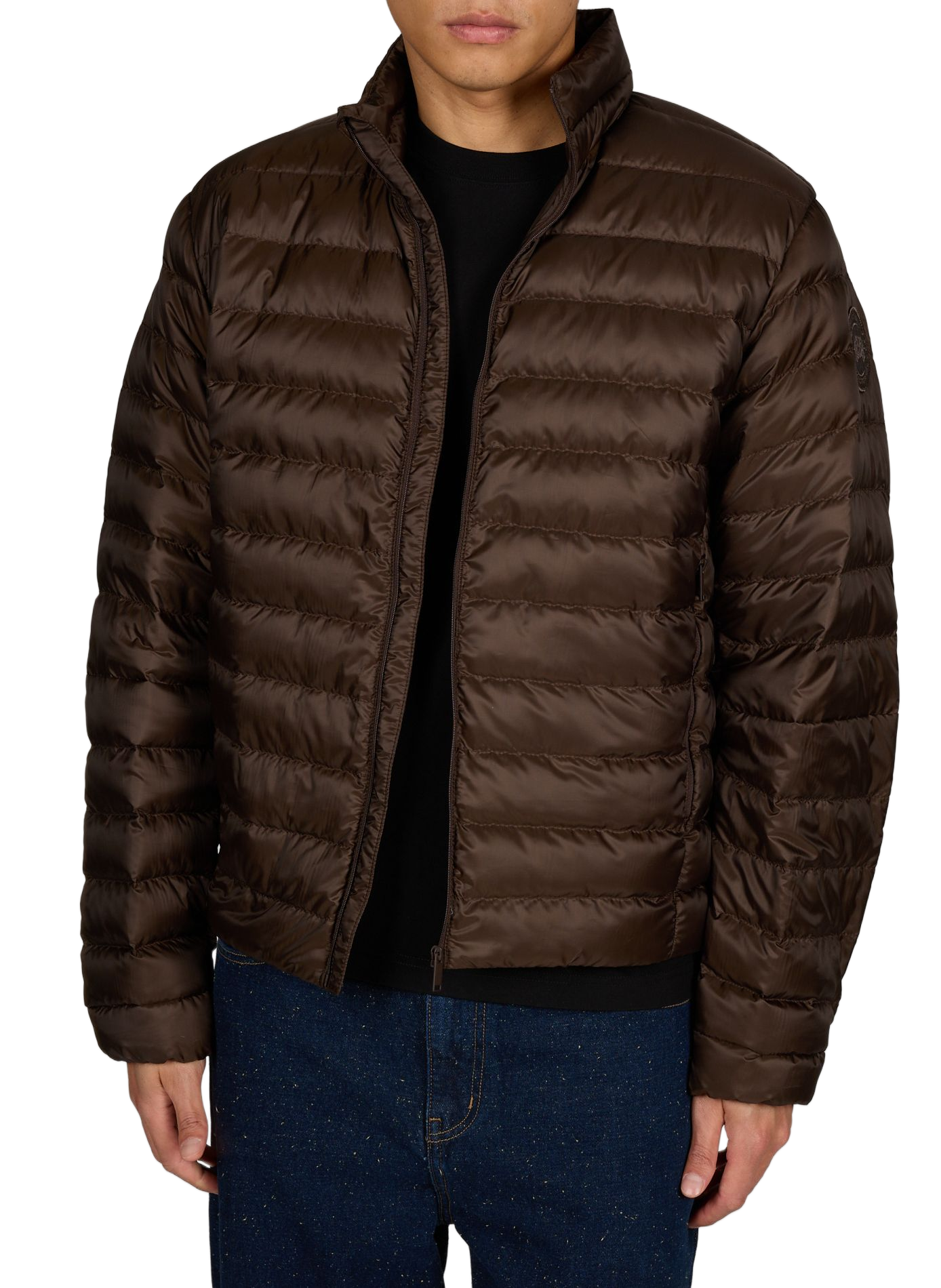 Piumino dritto trapuntato monocolore CANADA GOOSE Nero