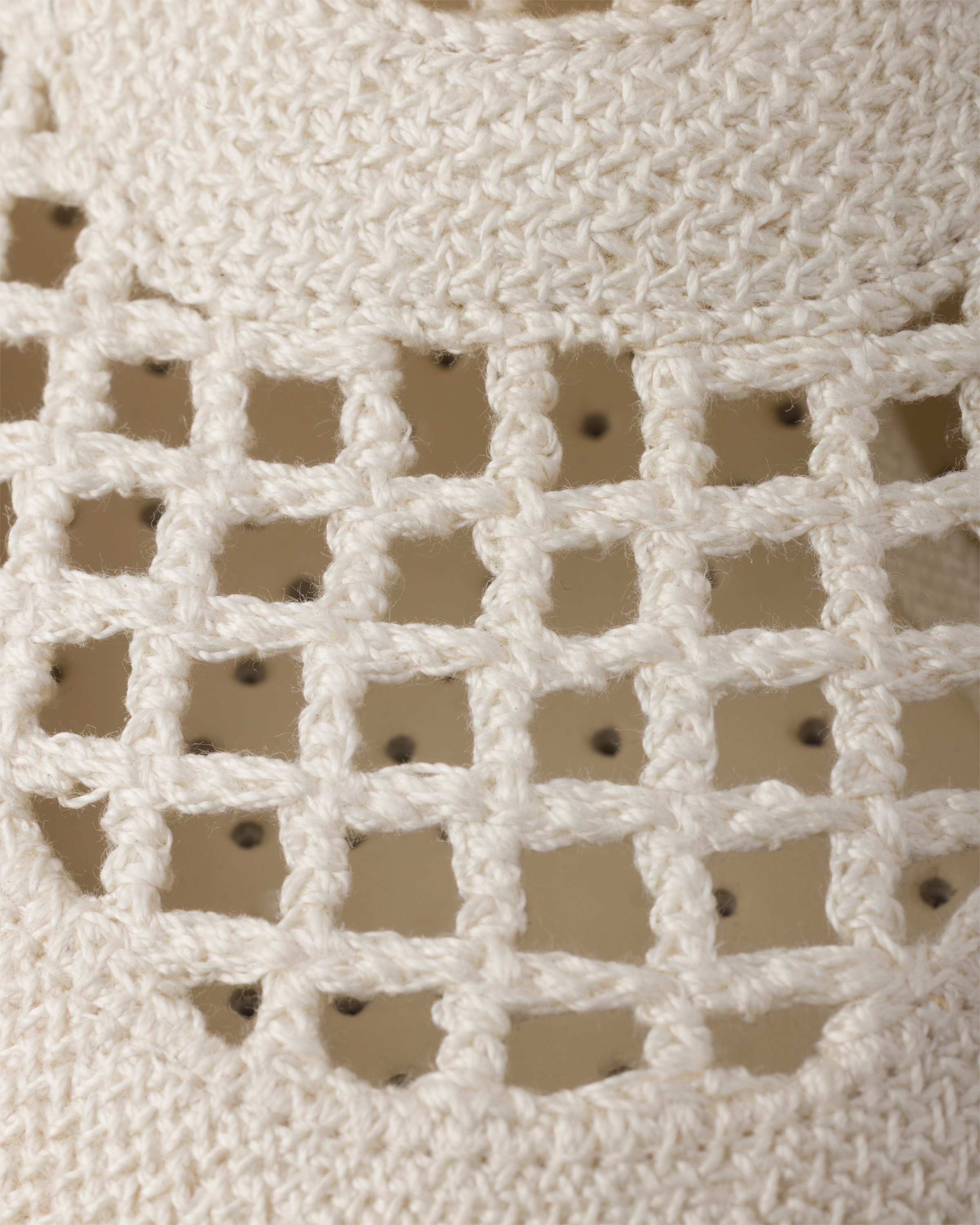 Baskets en crochet à lacets PRADA Beige