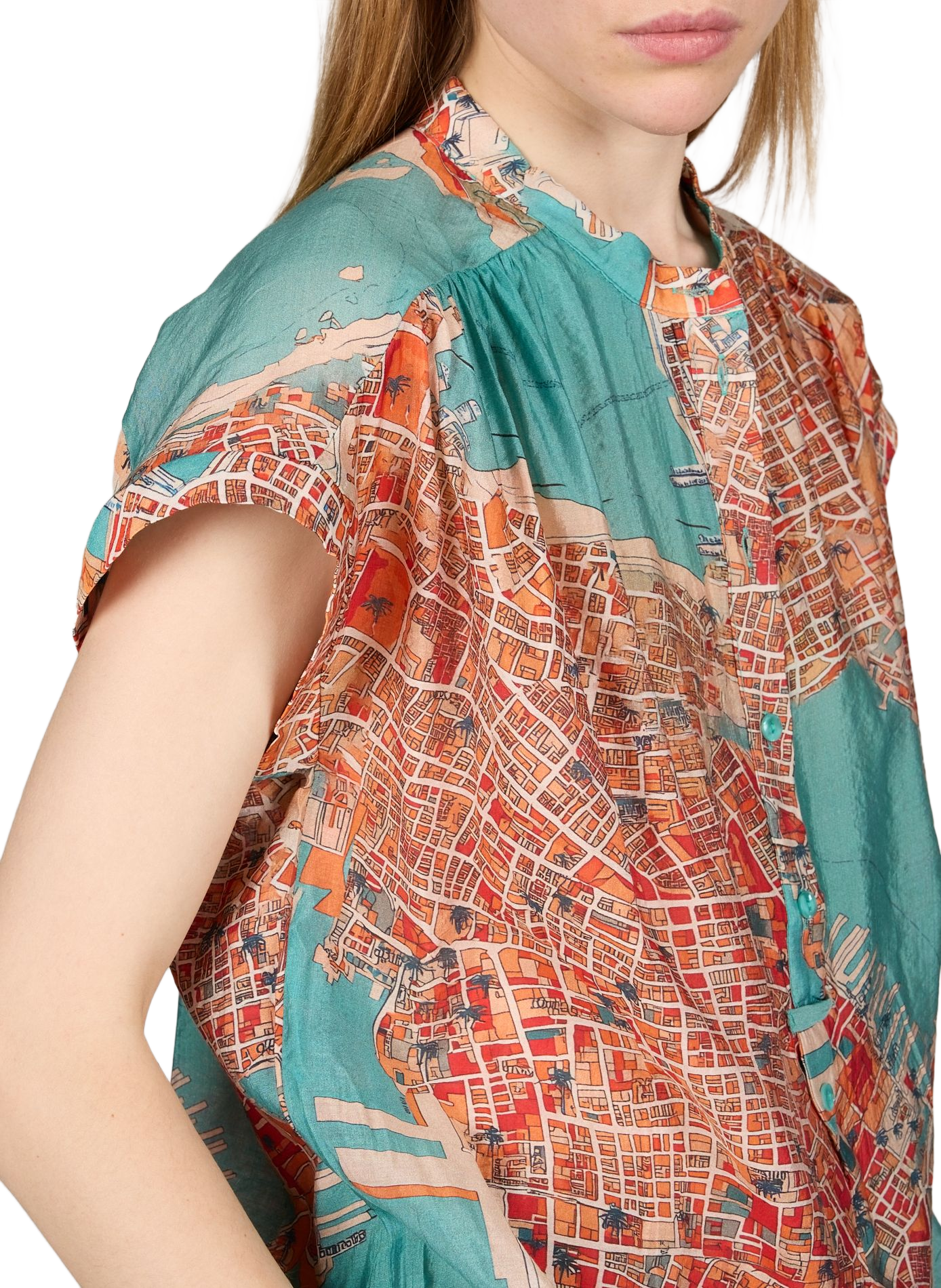 Blouse Objeta imprimée OBJECT Multicolore
