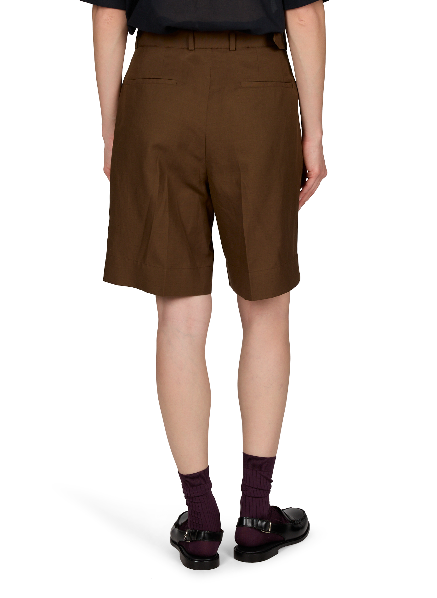 Short with Dalva belt OFFICINE GENERALE Khaki