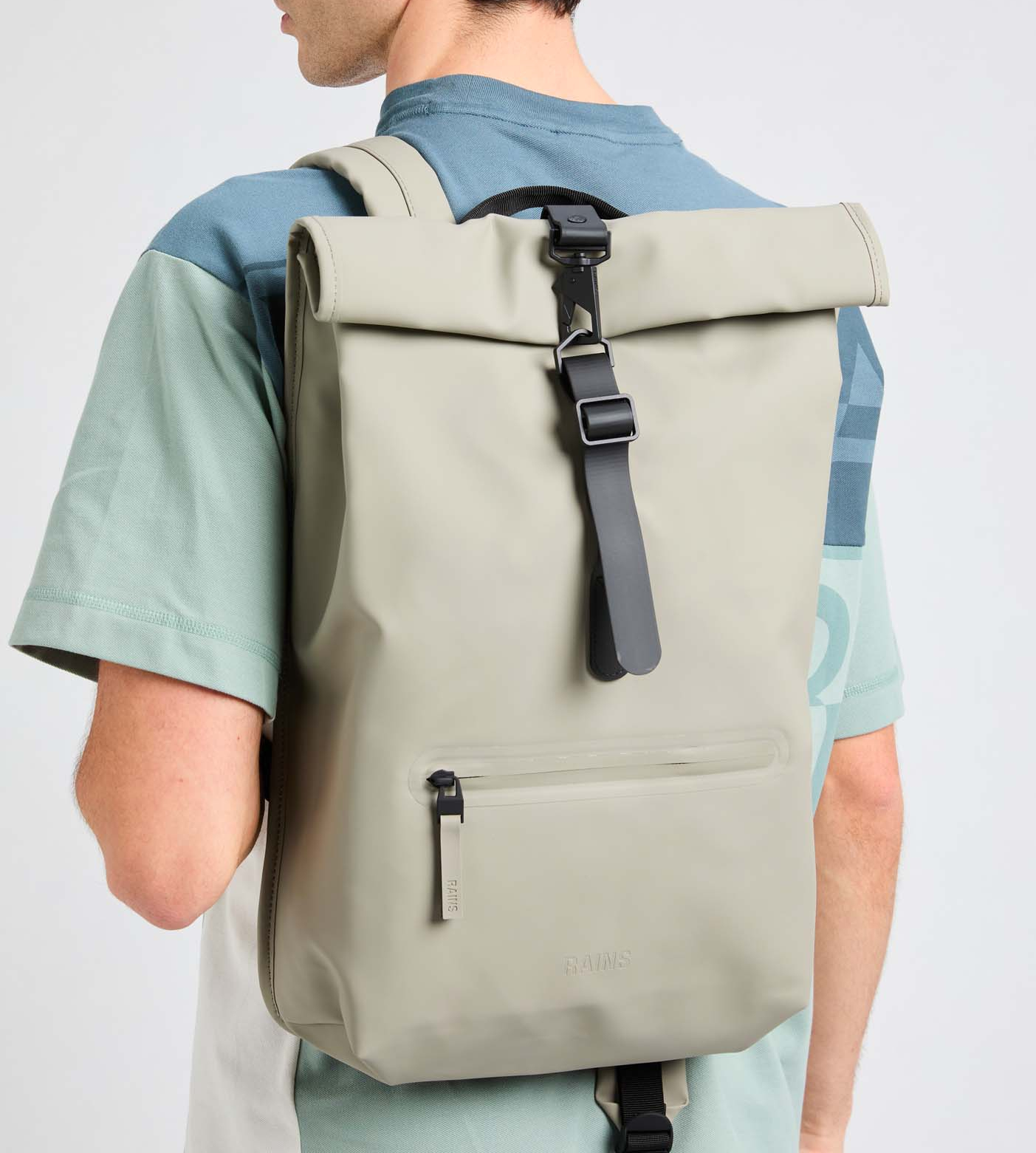 Sac à dos Rolltop RAINS Vert