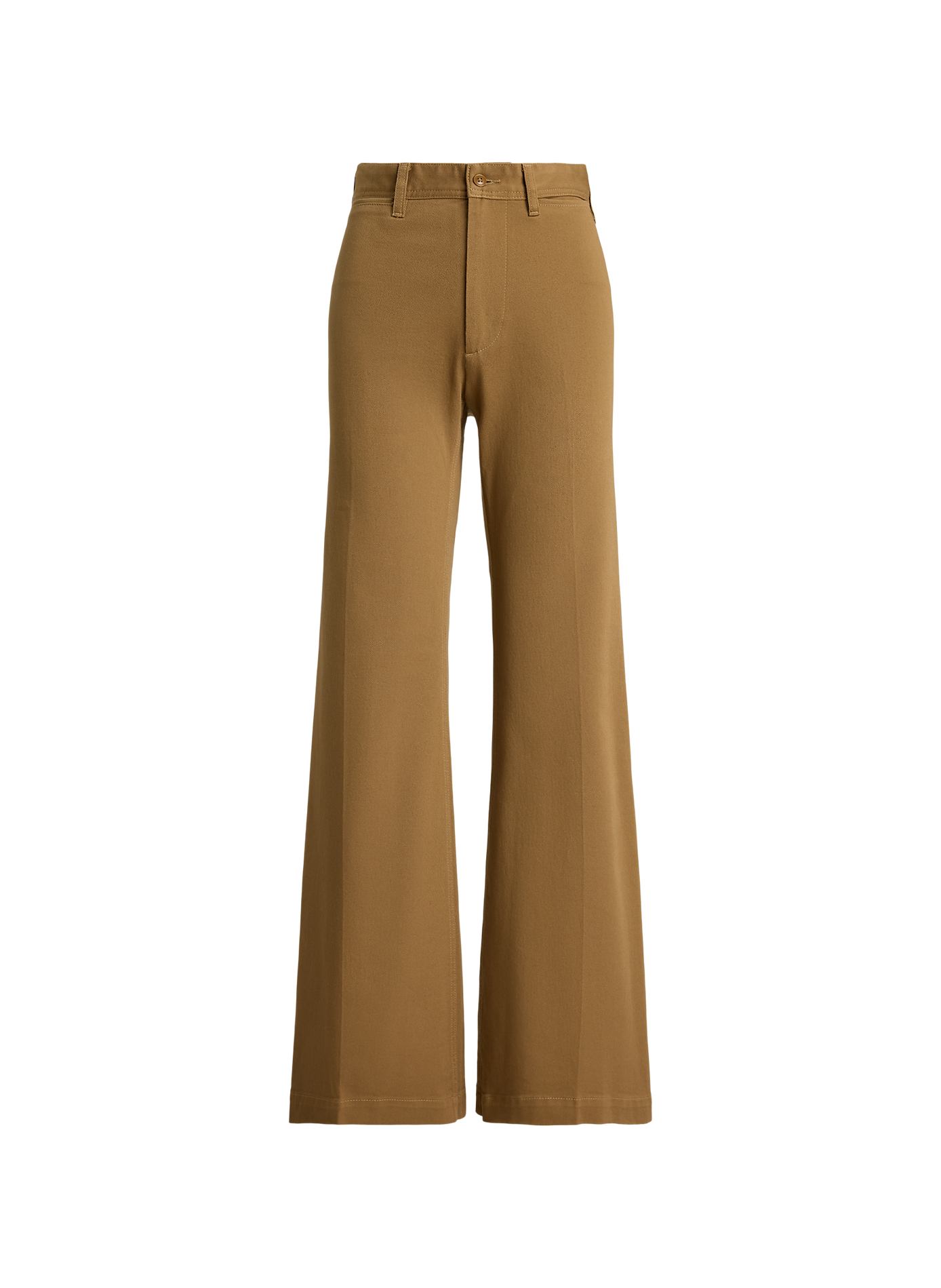 Bootcut cotton blend pants POLO RALPH LAUREN Beige