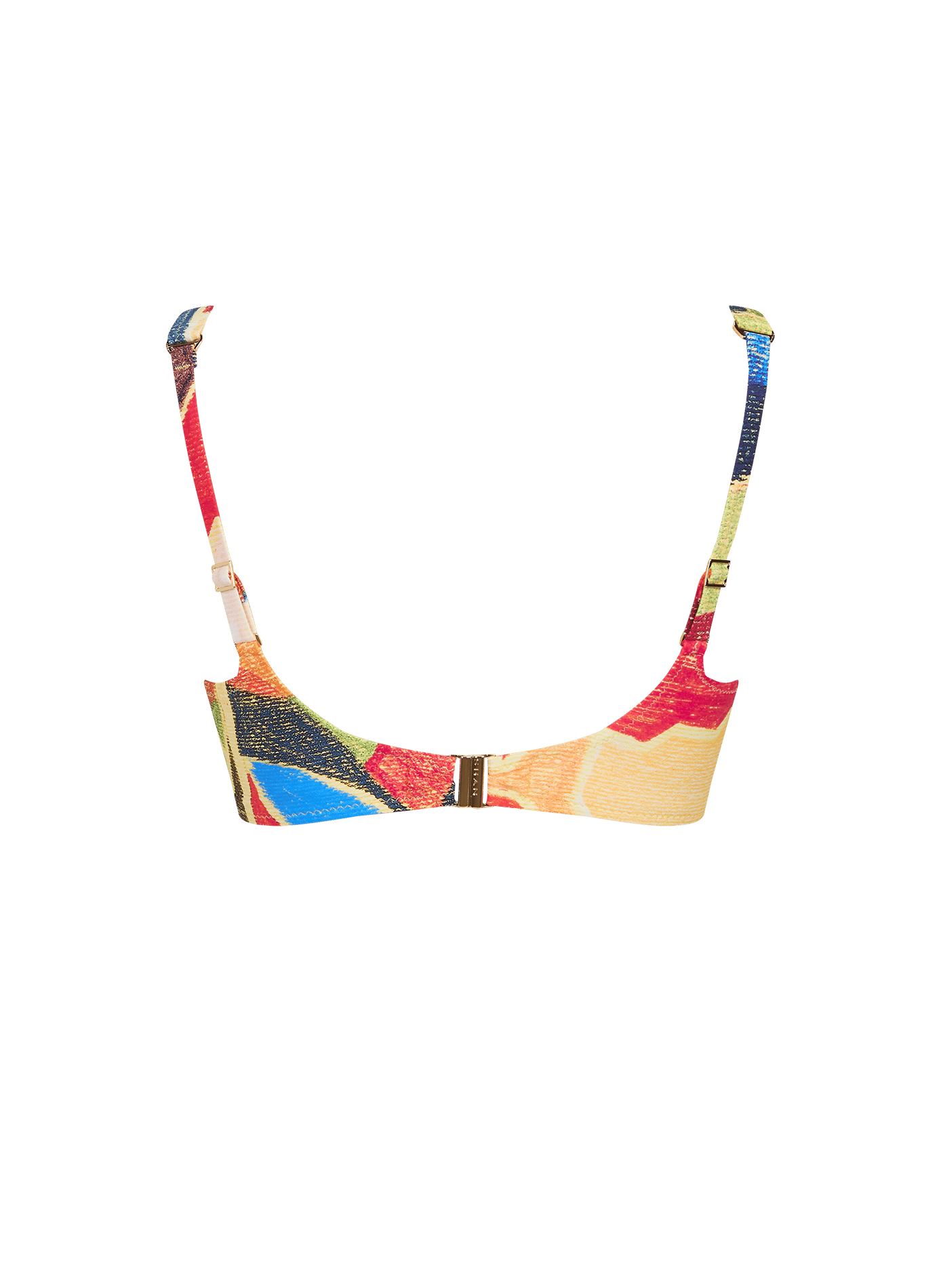 Haut de maillot de bain Classique plissé SHAN Multicolore