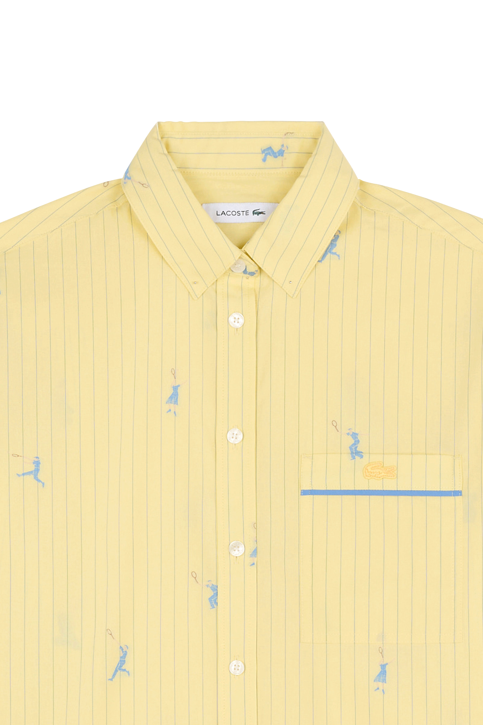 Chemise chemise manches courtes LACOSTE Jaune