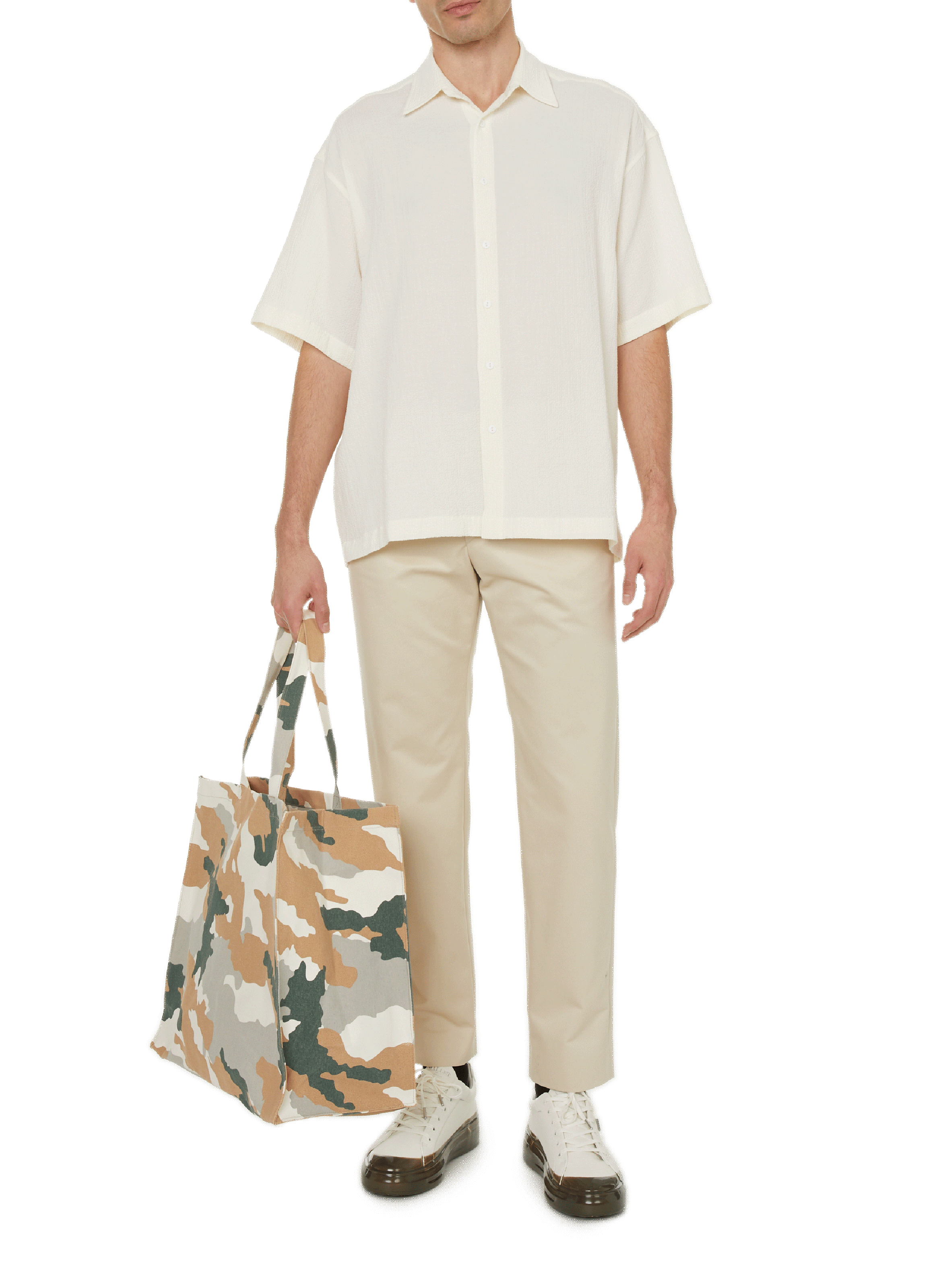 Chemise en coton texturé  SAISON 1865 Beige