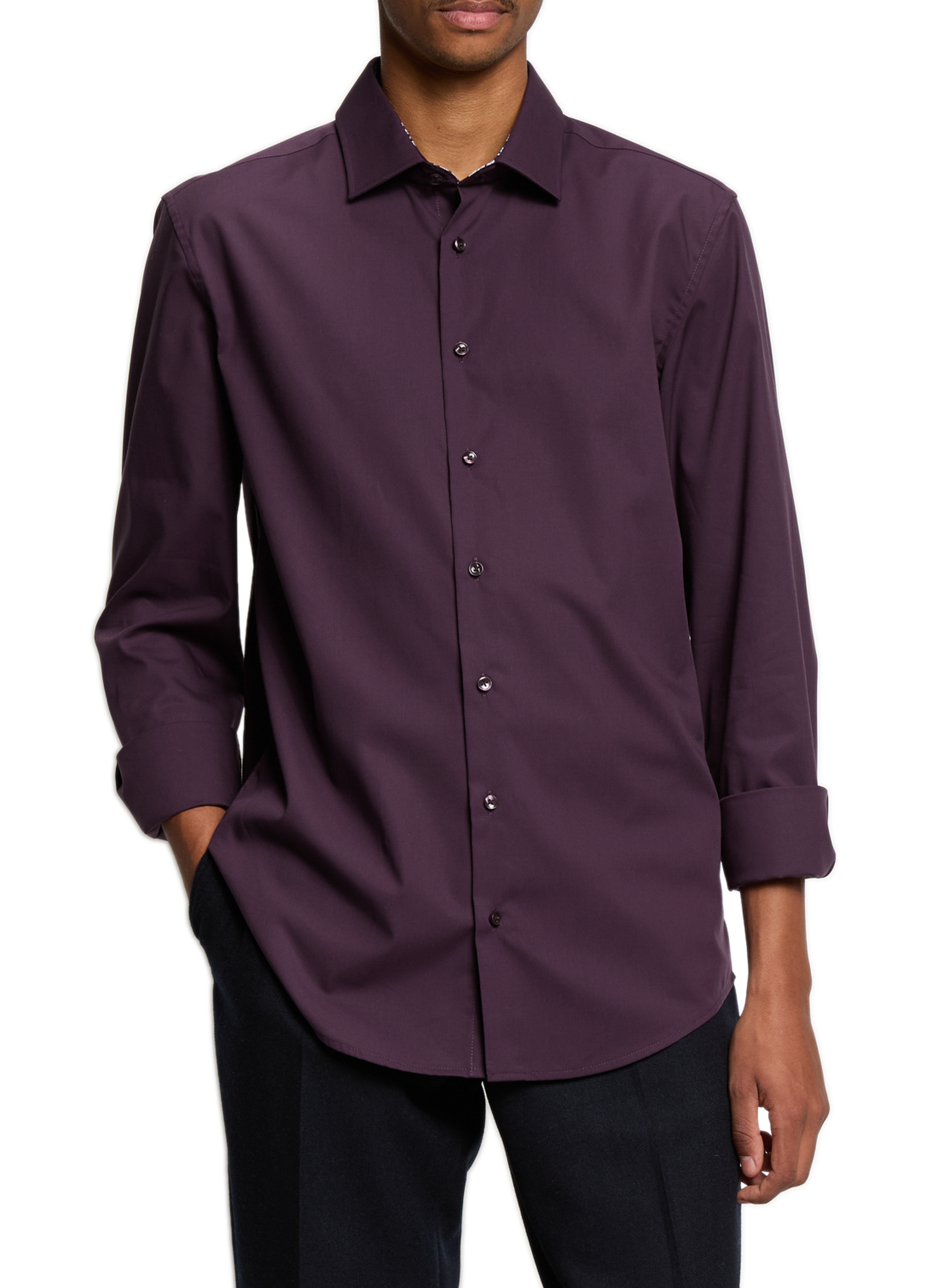  Cotton shirt SEIDENSTICKER Purple