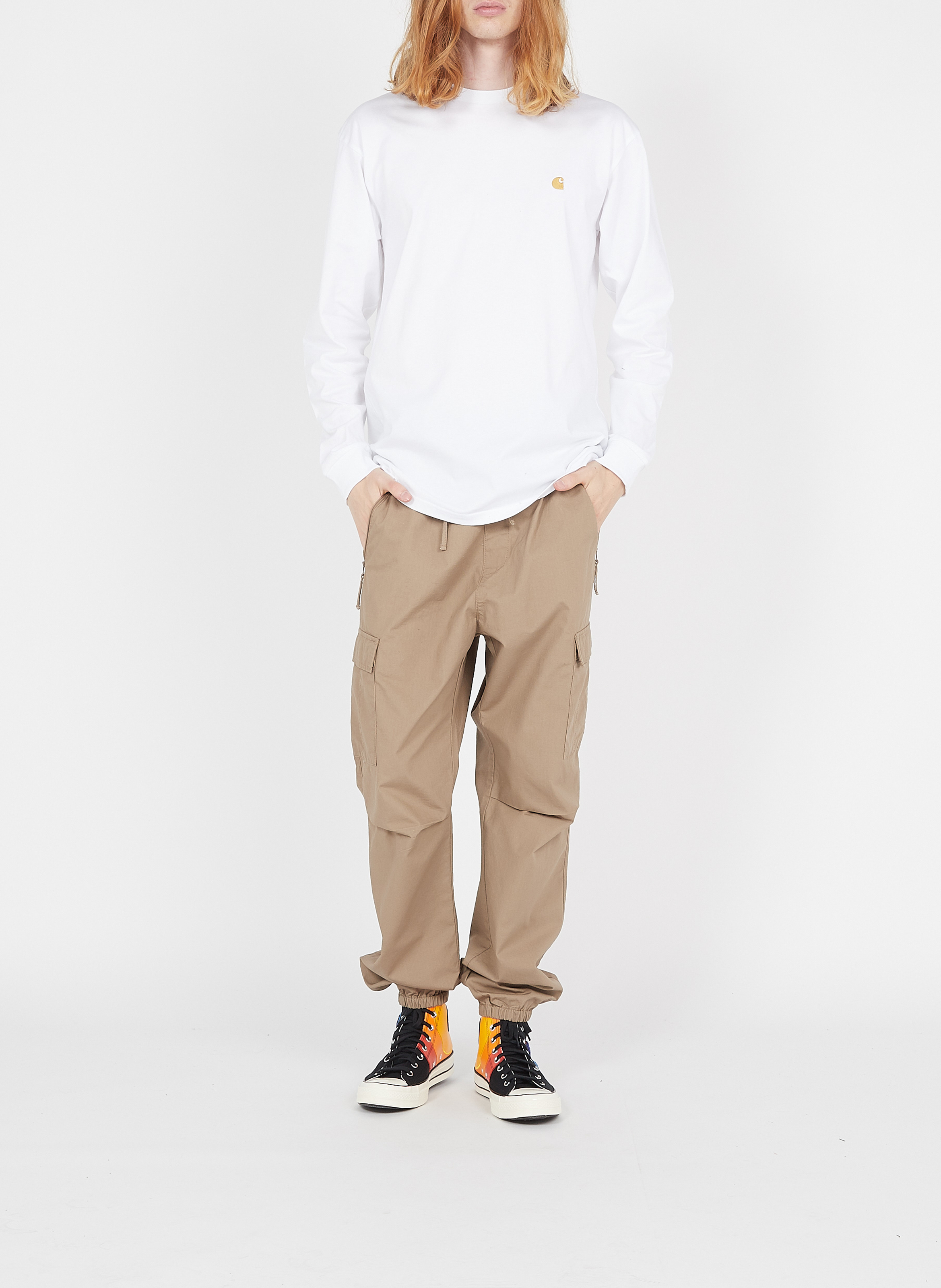 T-shirt chase CARHARTT WIP Blanc