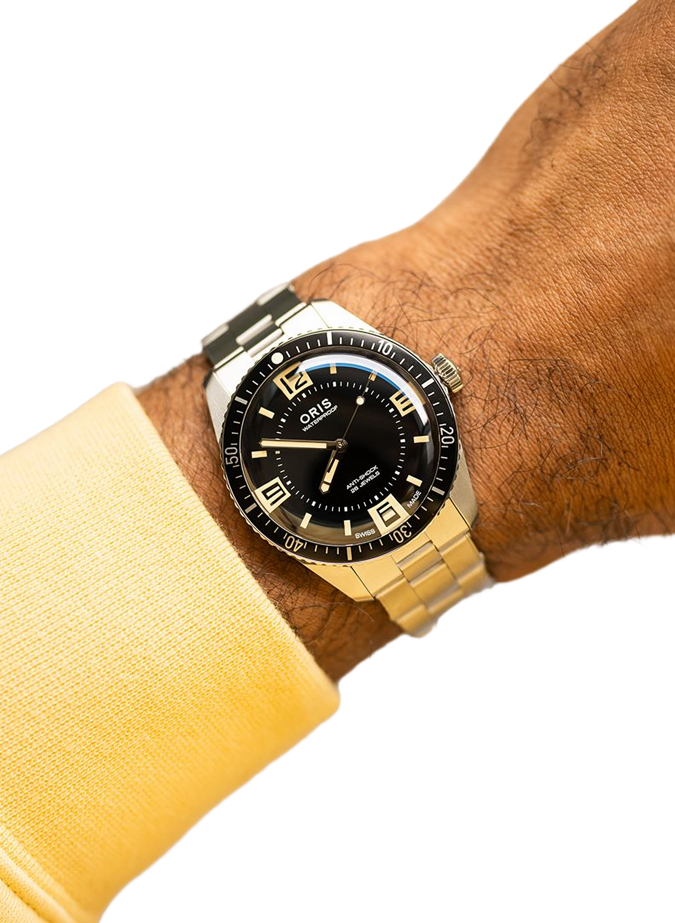Montre automatique Oris Divers Sixty-Five 60th Anniversary Edition en acier inoxydable ORIS Noir