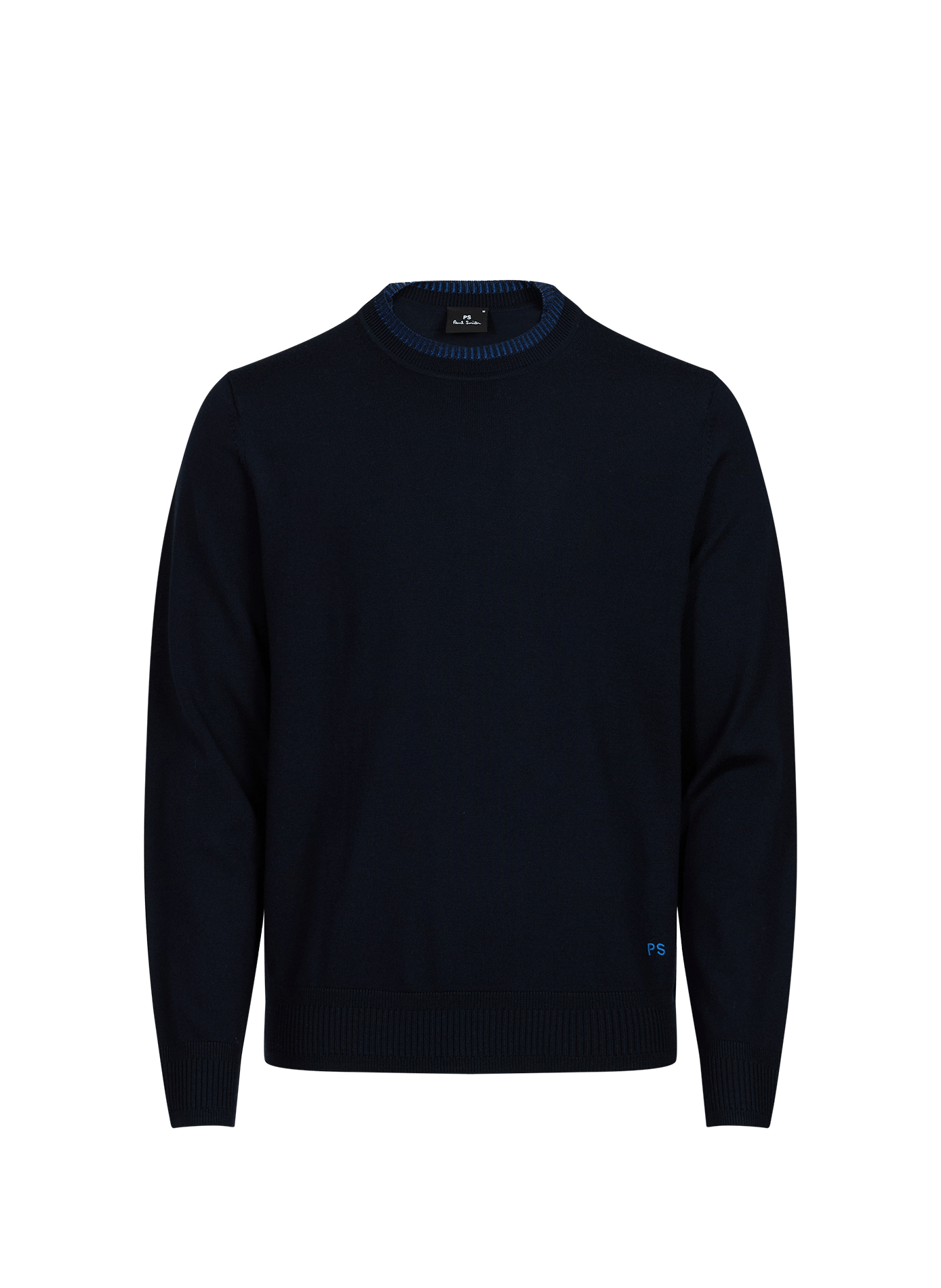 Fine round-neck wool sweater PAUL SMITH Blue
