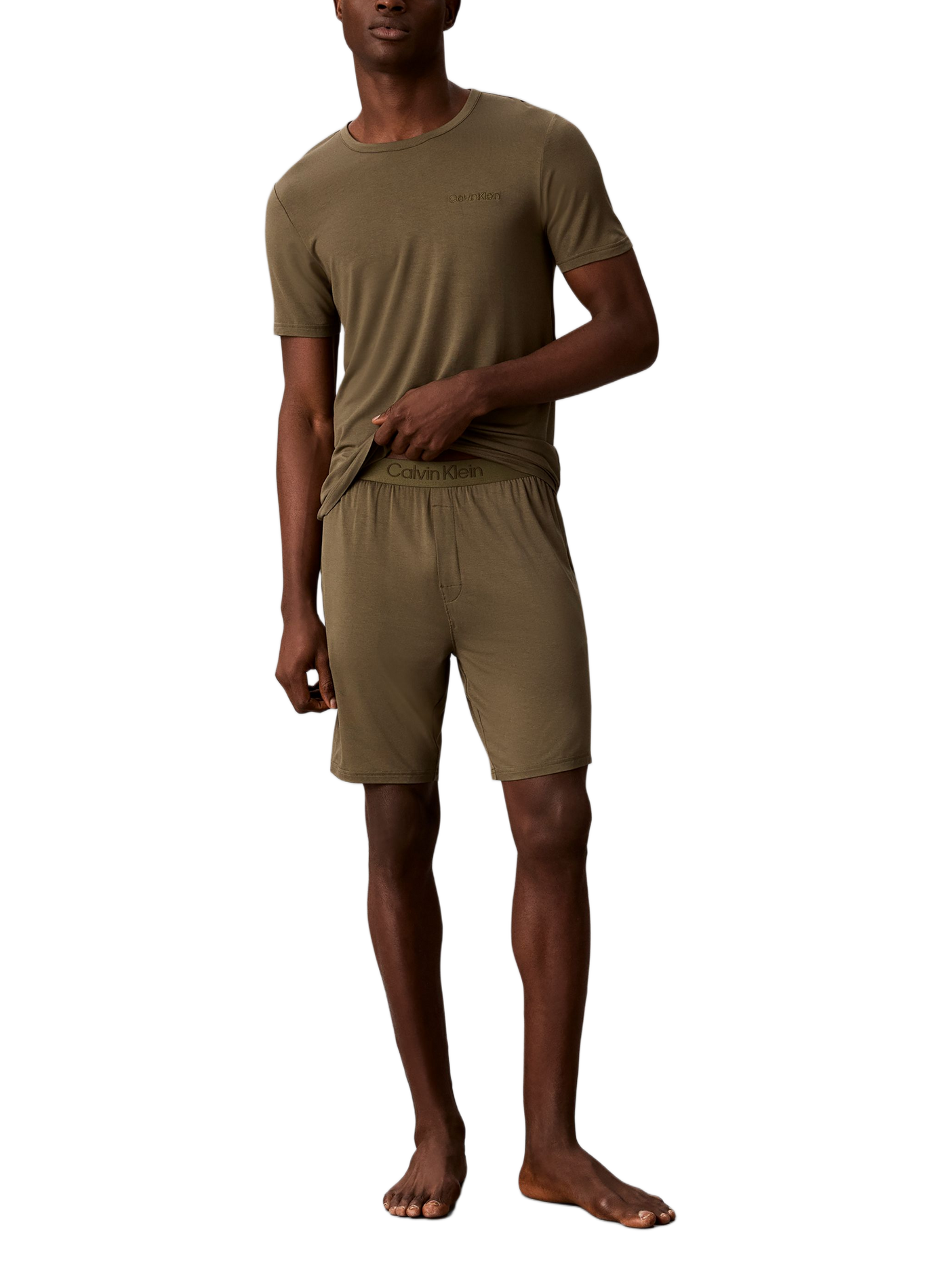 T-shirt à logo  CALVIN KLEIN Kaki