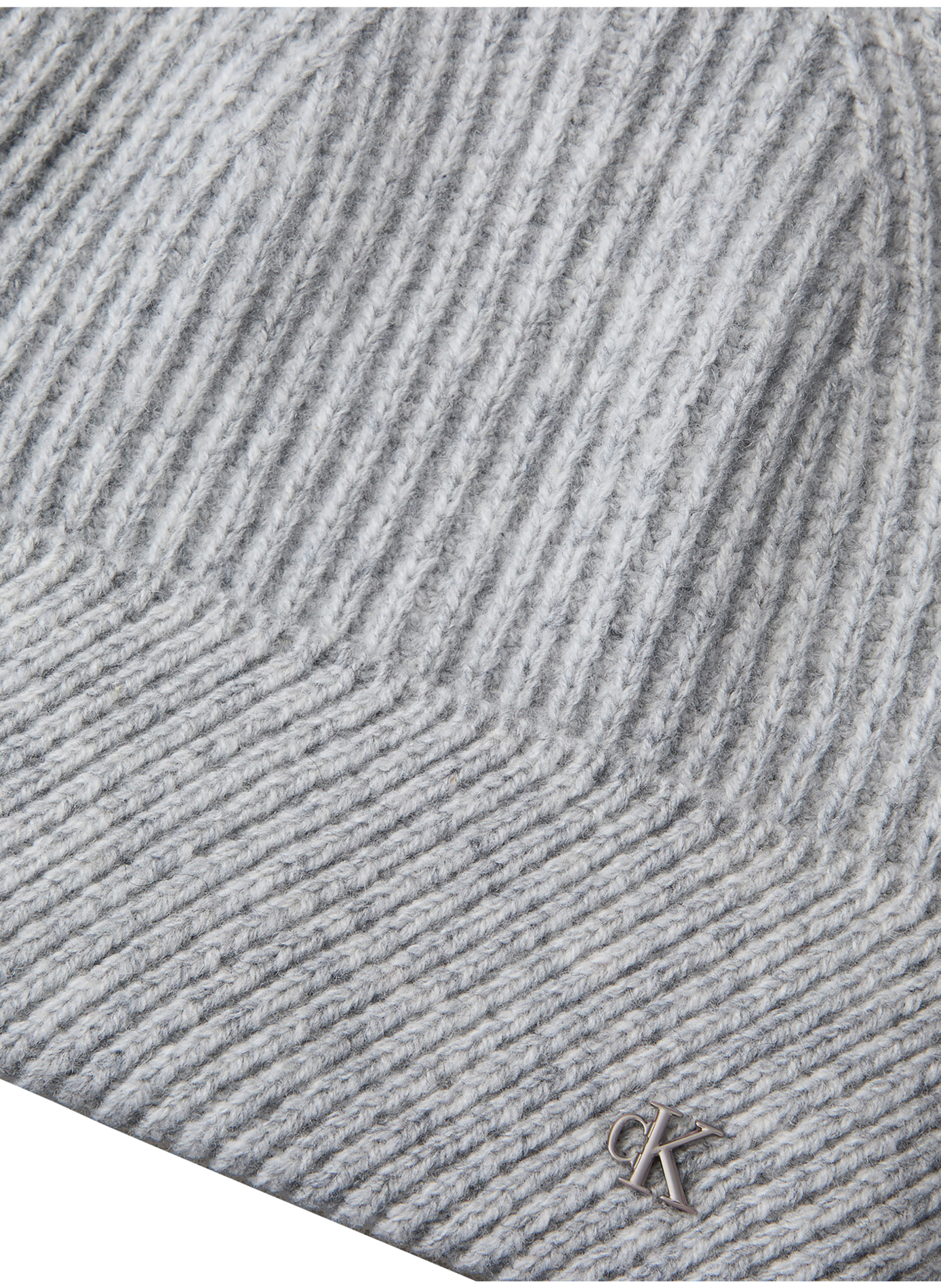Bonnet en laine mélangée | Gris CALVIN KLEIN Femme