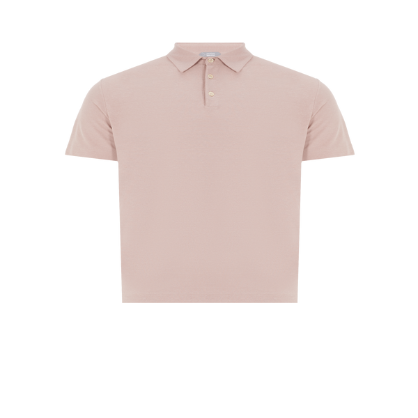 Slowear Cotton Polo Shirt In Pink