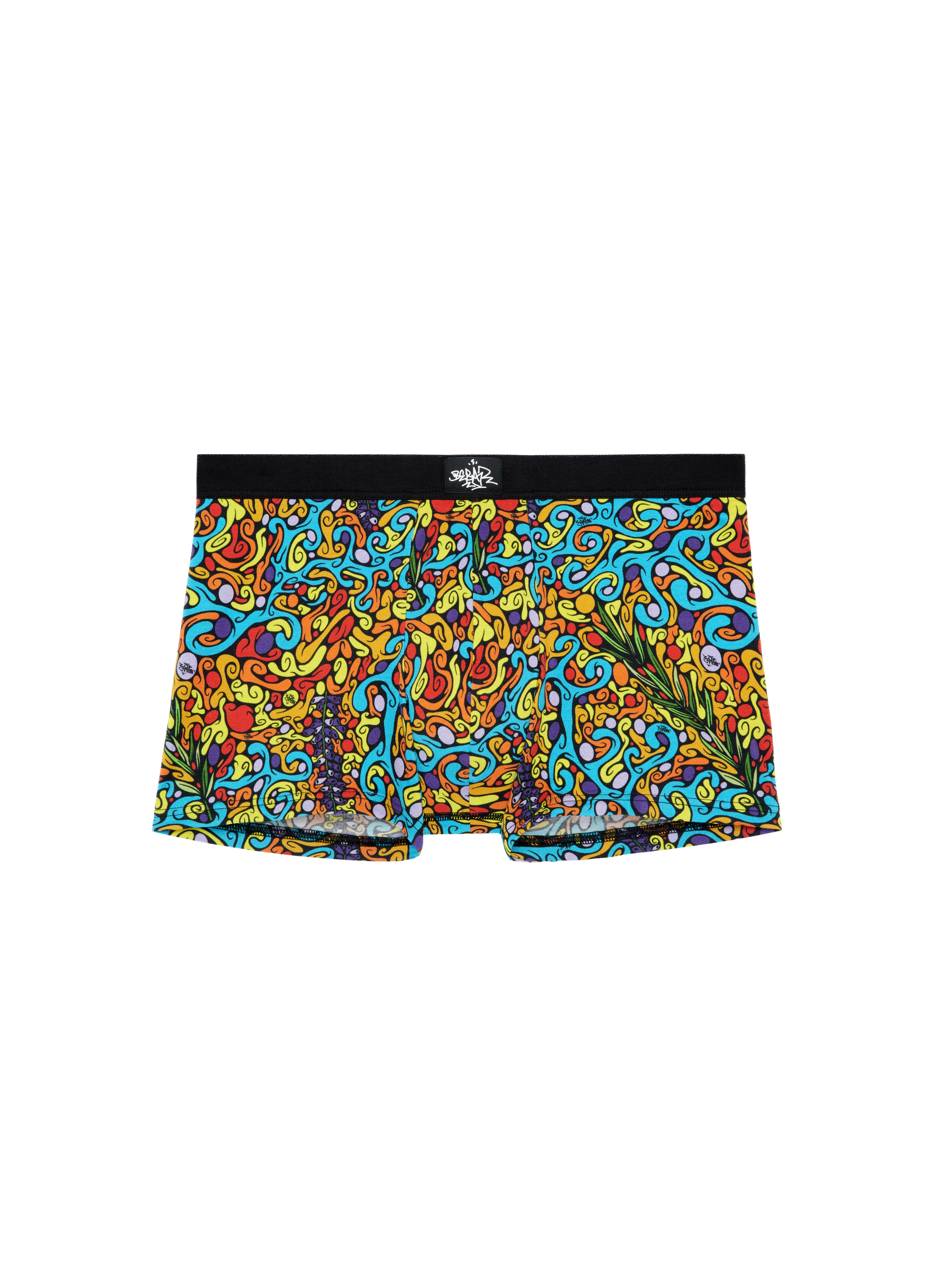 Caleçon à imprimé en coton mélangé