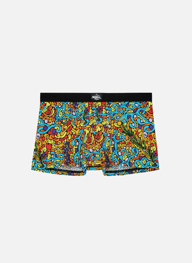 Printed cotton-blend boxers  HOM