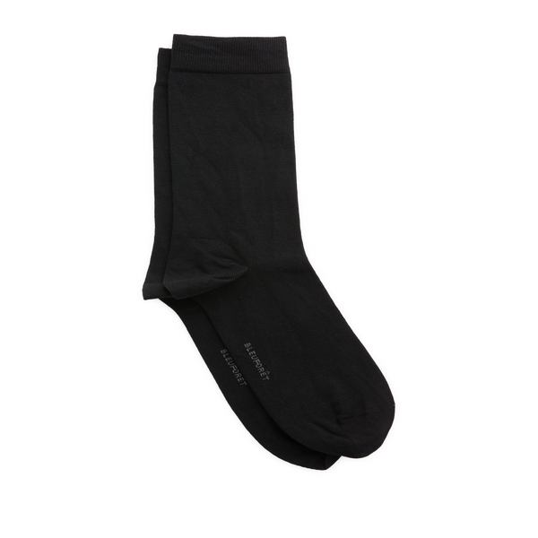 Shop Bleuforêt Mid-calf Socks In Black