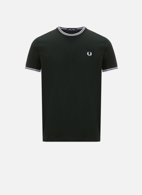 Green cotton T-shirtFRED PERRY 