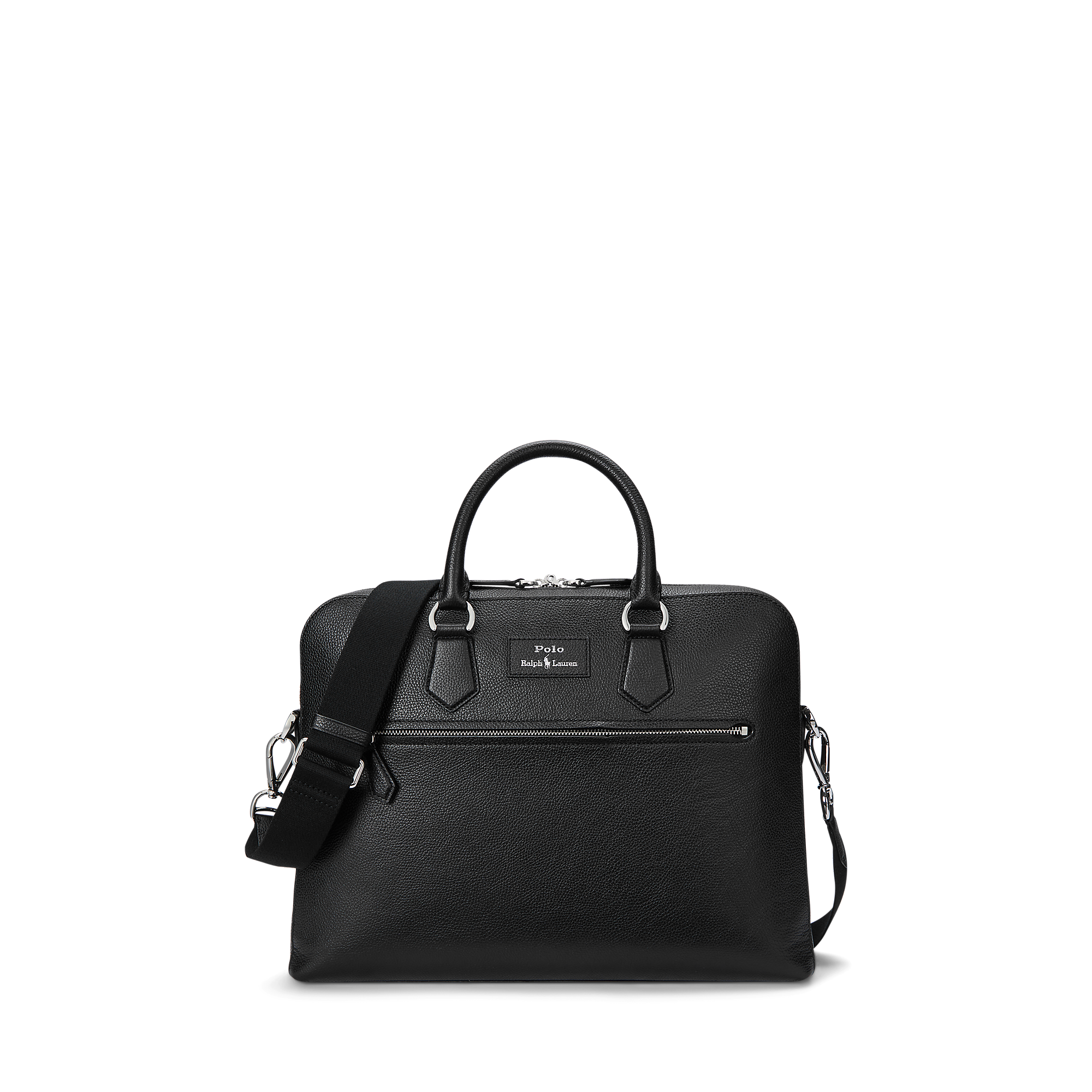 Sac ordinateur en cuir  POLO RALPH LAUREN Noir