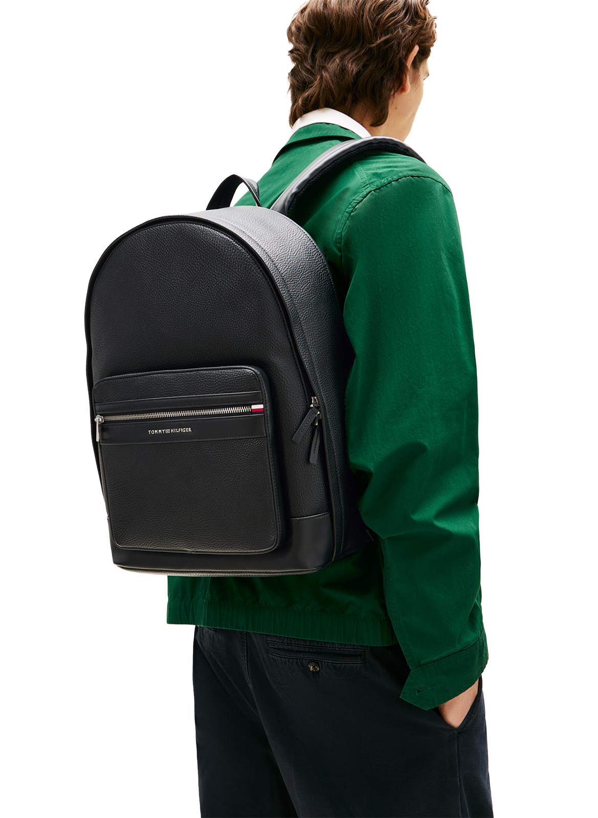 Sac à dos texturé  TOMMY HILFIGER Noir