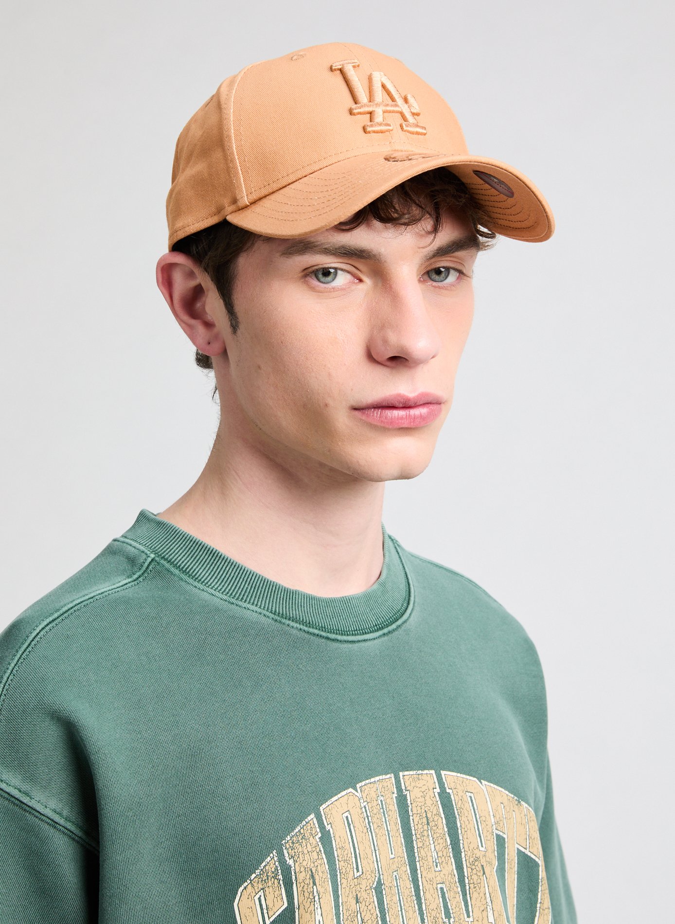 Casquette en coton NEW ERA Orange