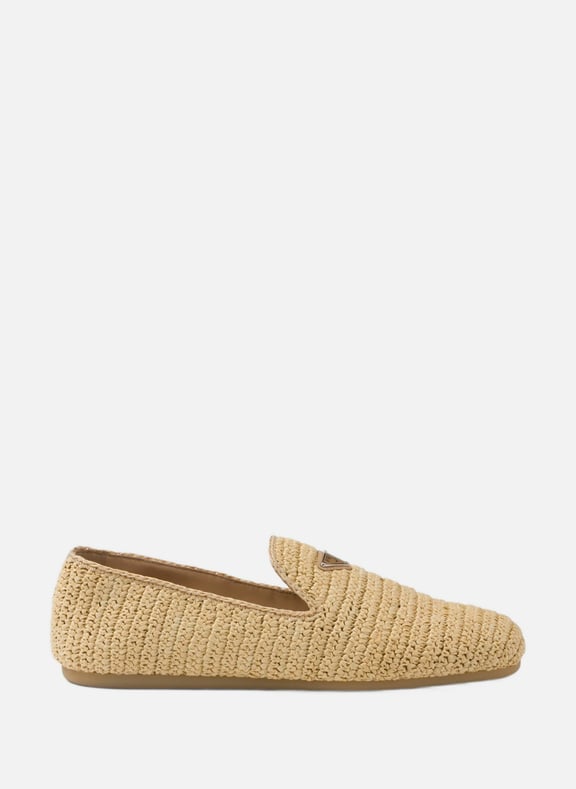 Slip-on en crochet Beige by PRADA PRADA Slip-on en crochet Beige