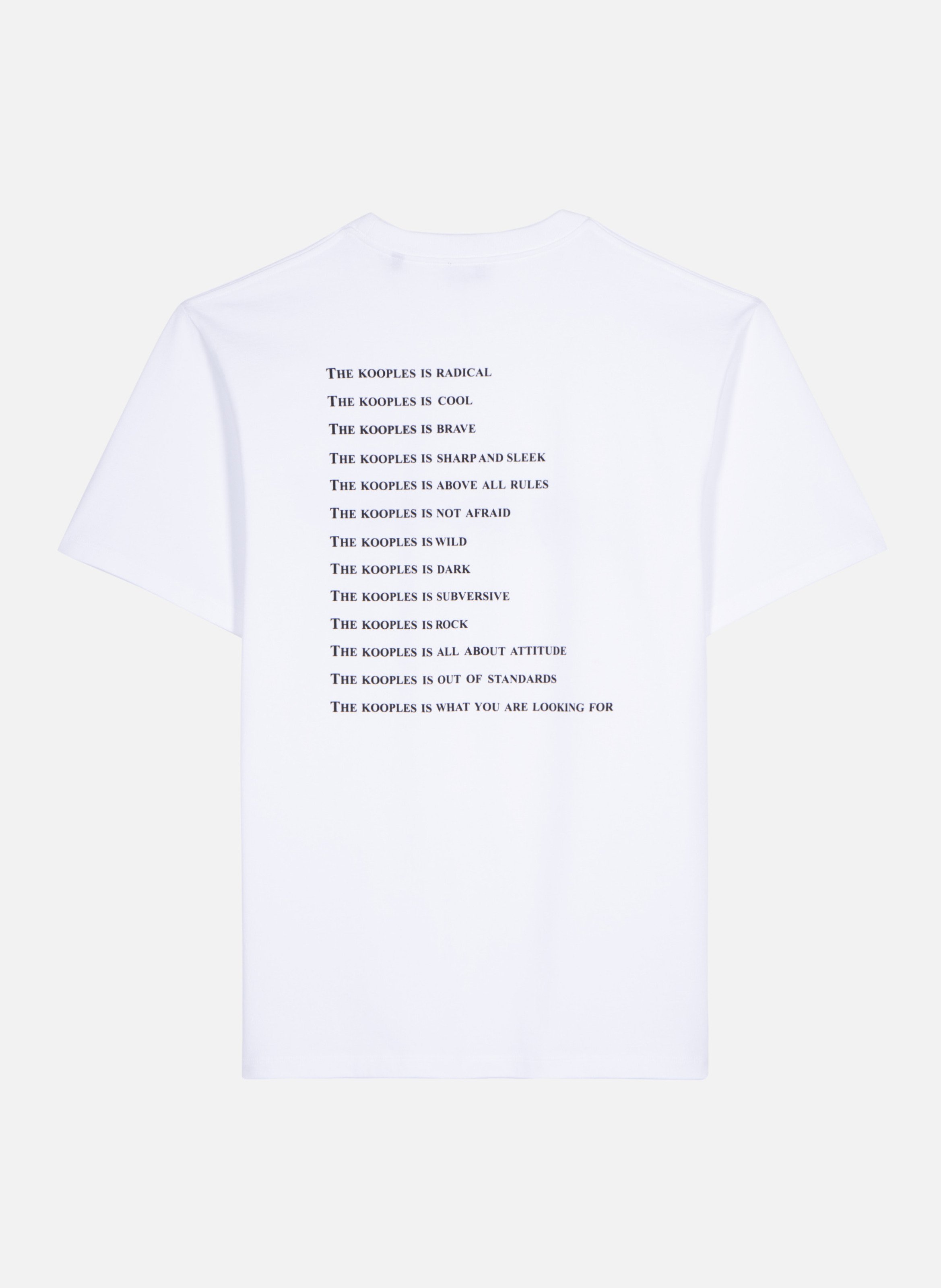 T-shirt manches courtes what is THE KOOPLES Blanc