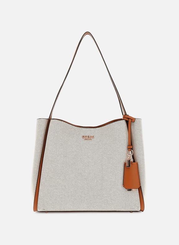 Sac porté épaule Nicolette en coton mélangé Multicolore by GUESS GUESS Sac porté épaule Nicolette en coton mélangé Multicolore
