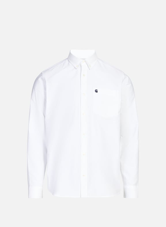 Chemise en coton Blanc by CARHARTT WIP CARHARTT WIP Chemise en coton Blanc