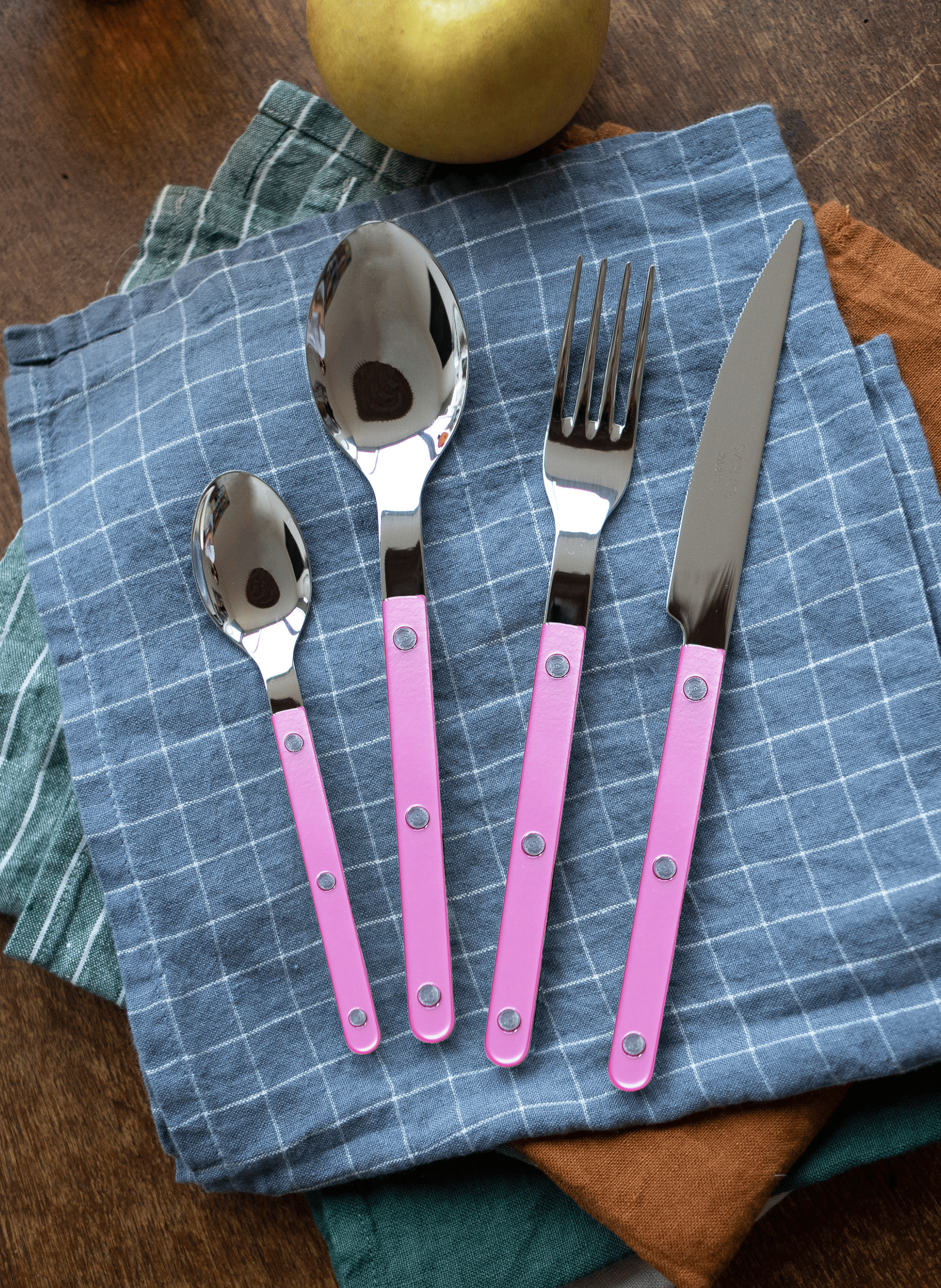 Couteau de table, bistrot pearly Rose