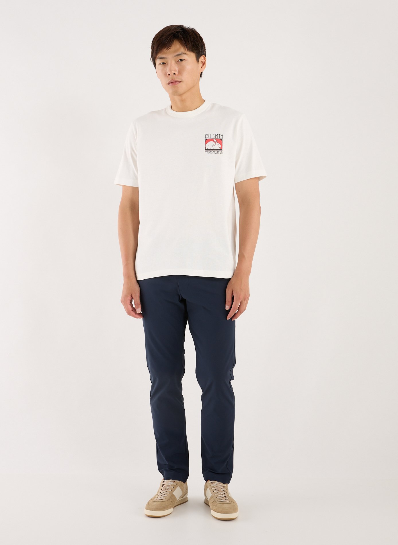 Classic Cotton T-Shirt PAUL SMITH Beige